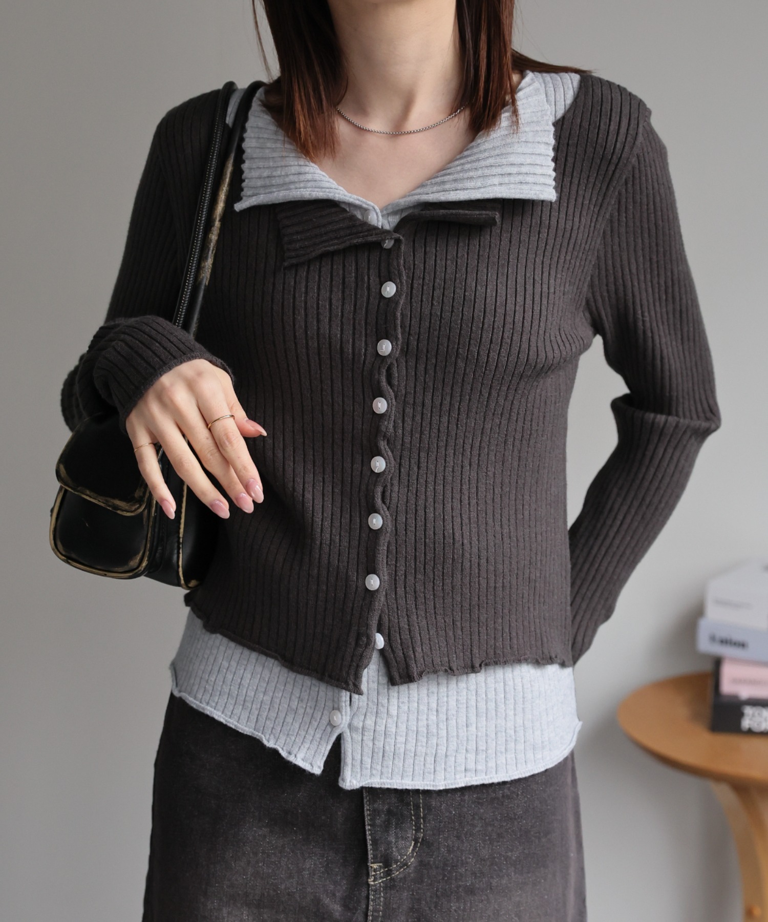 model:162cm 着用サイズ:F