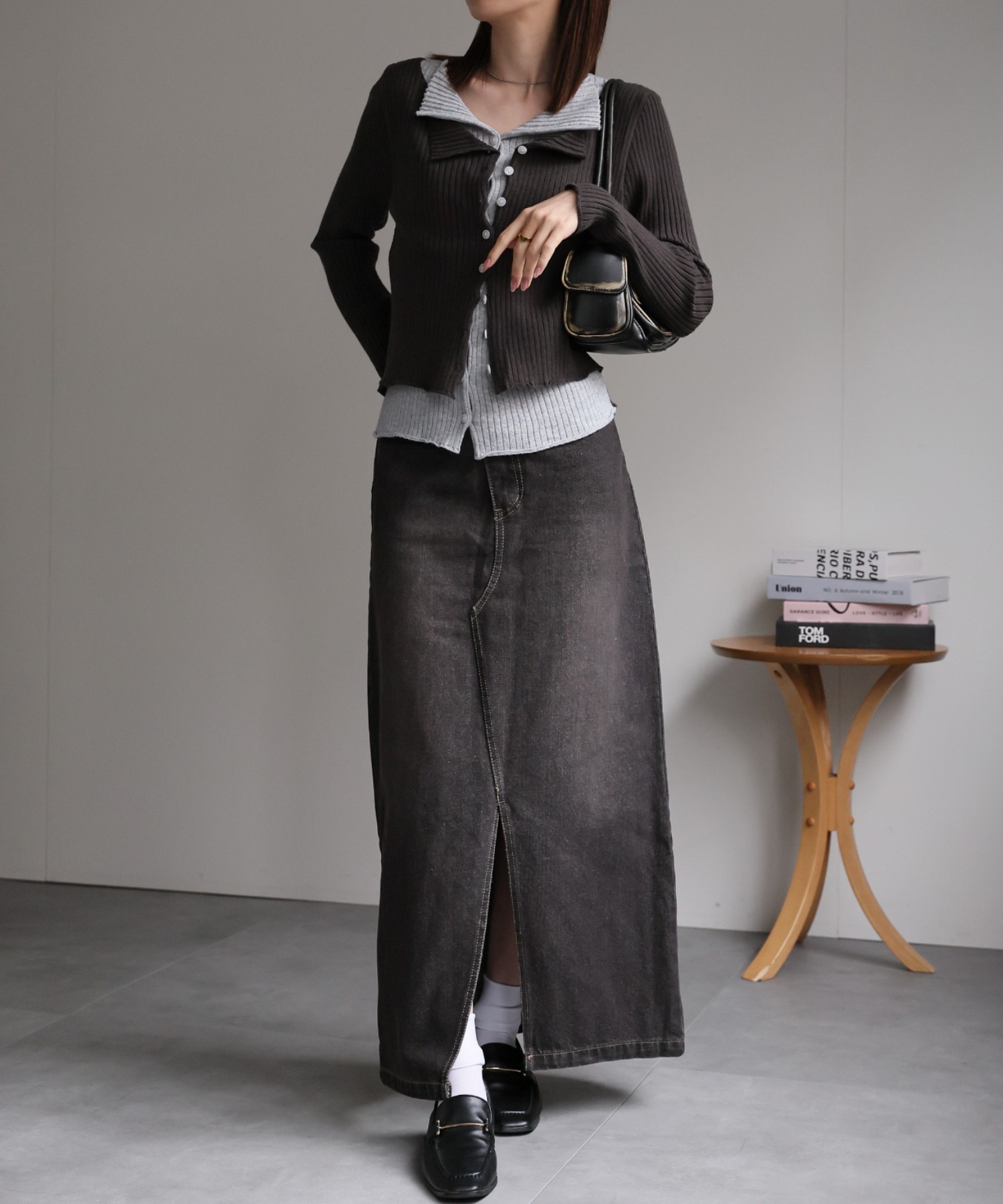 model:162cm 着用サイズ:F