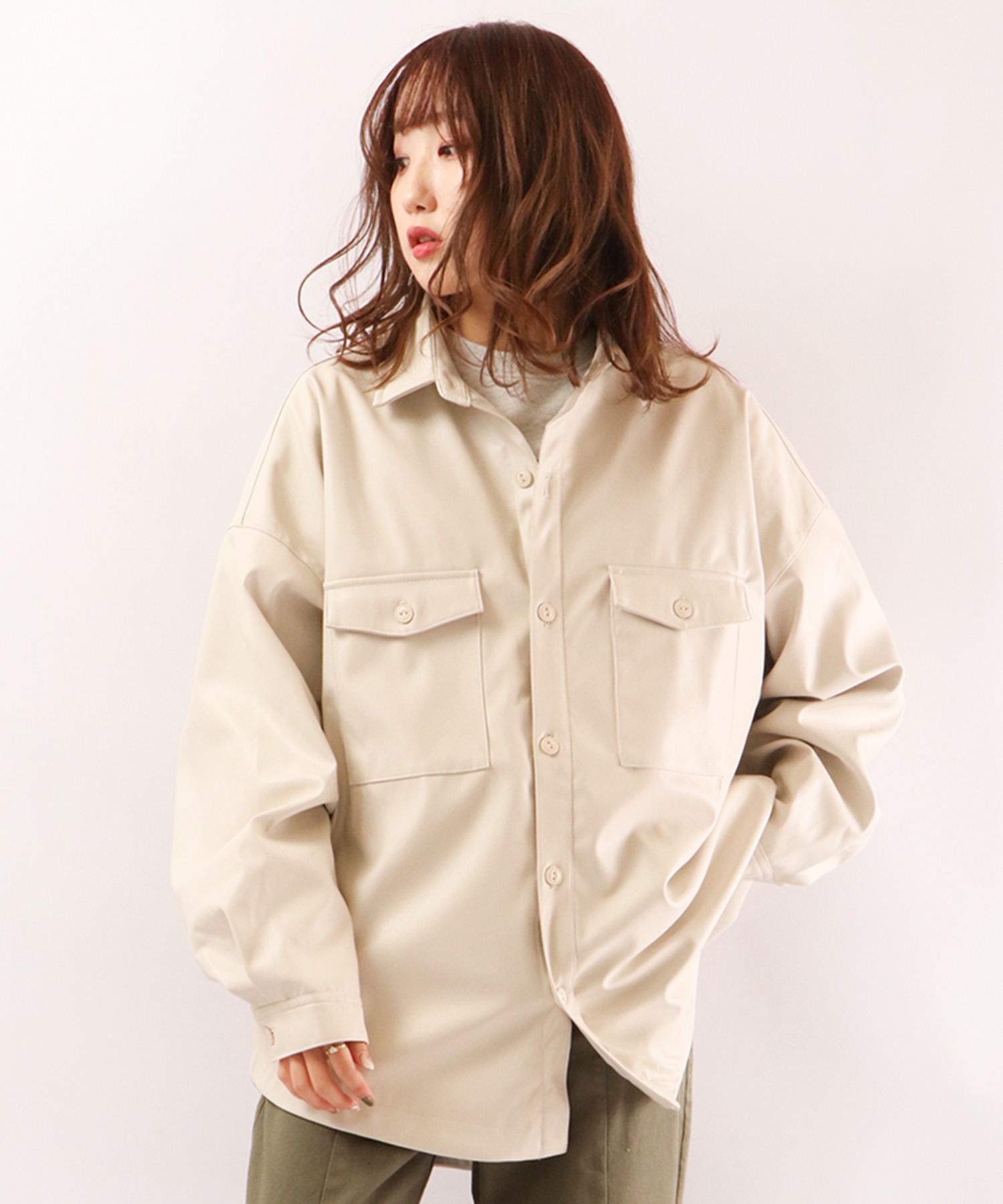 日本メーカー新品 FUNALIVE IFRUN 最大68％オフ PUレザーCPOシャツジャケット ORIGINAL