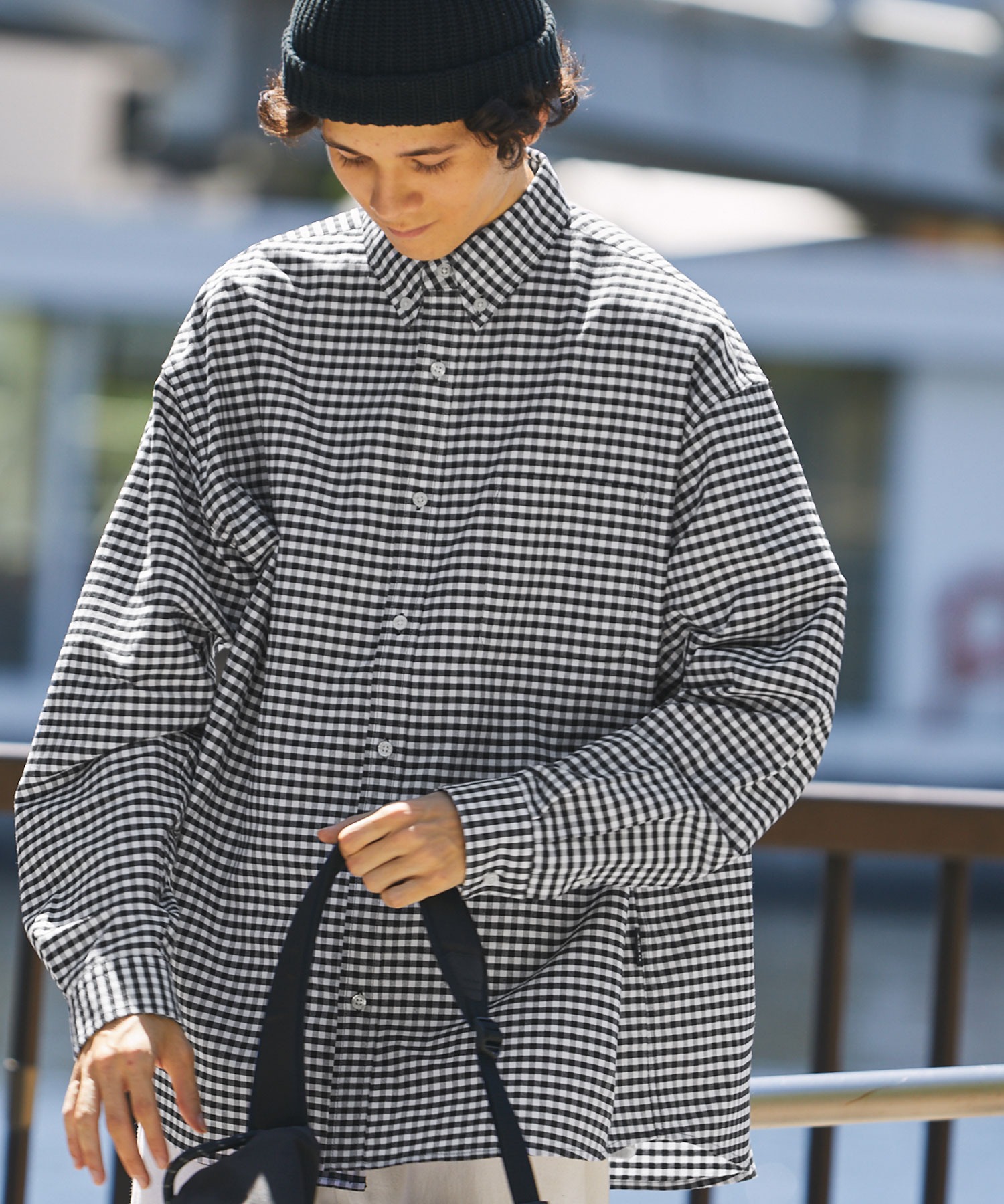 HECT】Big Oxford BD L/S Shirt / ビッグシルエットボタンダウン 