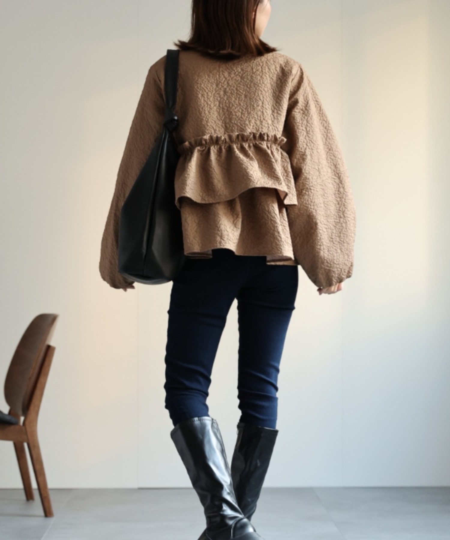 model：162cm 着用サイズ：F