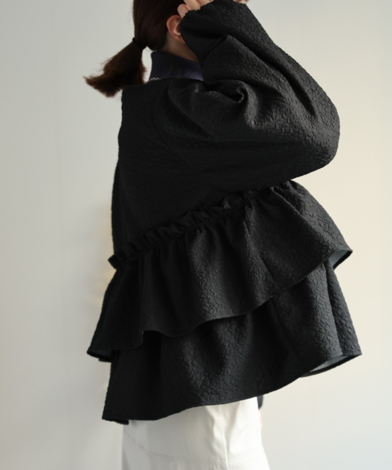 model：162cm 着用サイズ：F