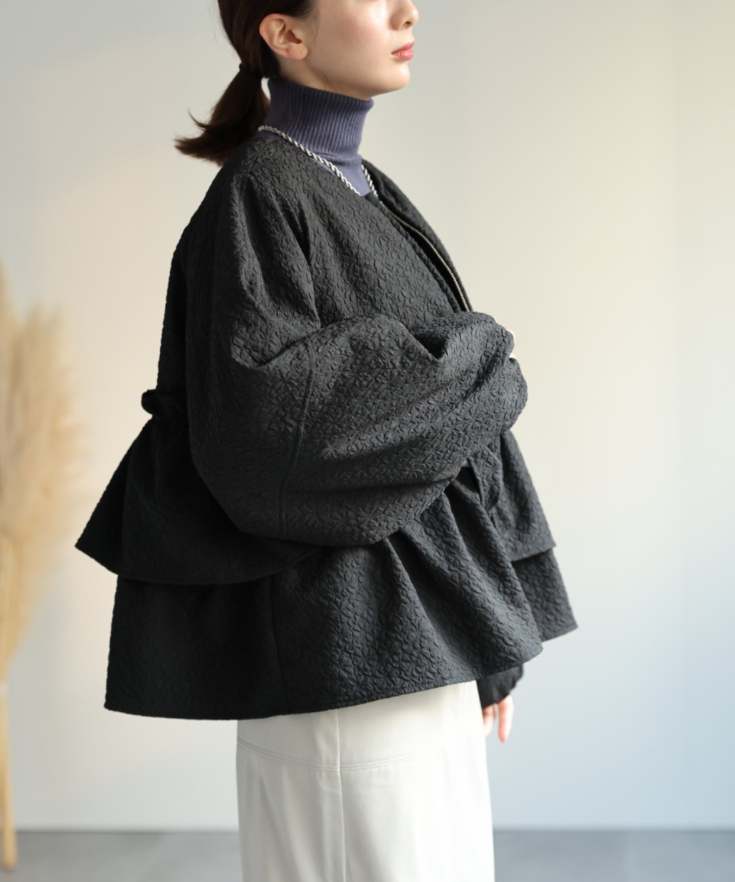model：162cm 着用サイズ：F