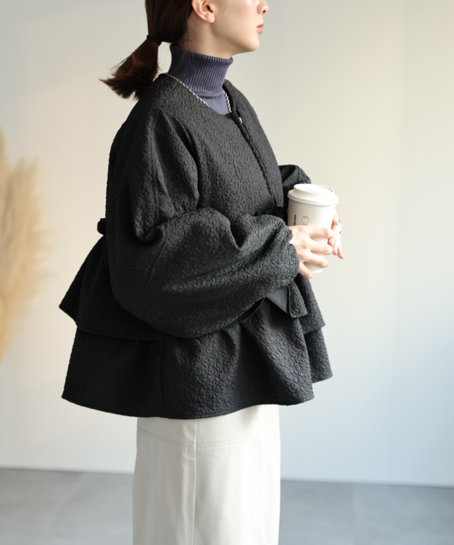 model：162cm 着用サイズ：F