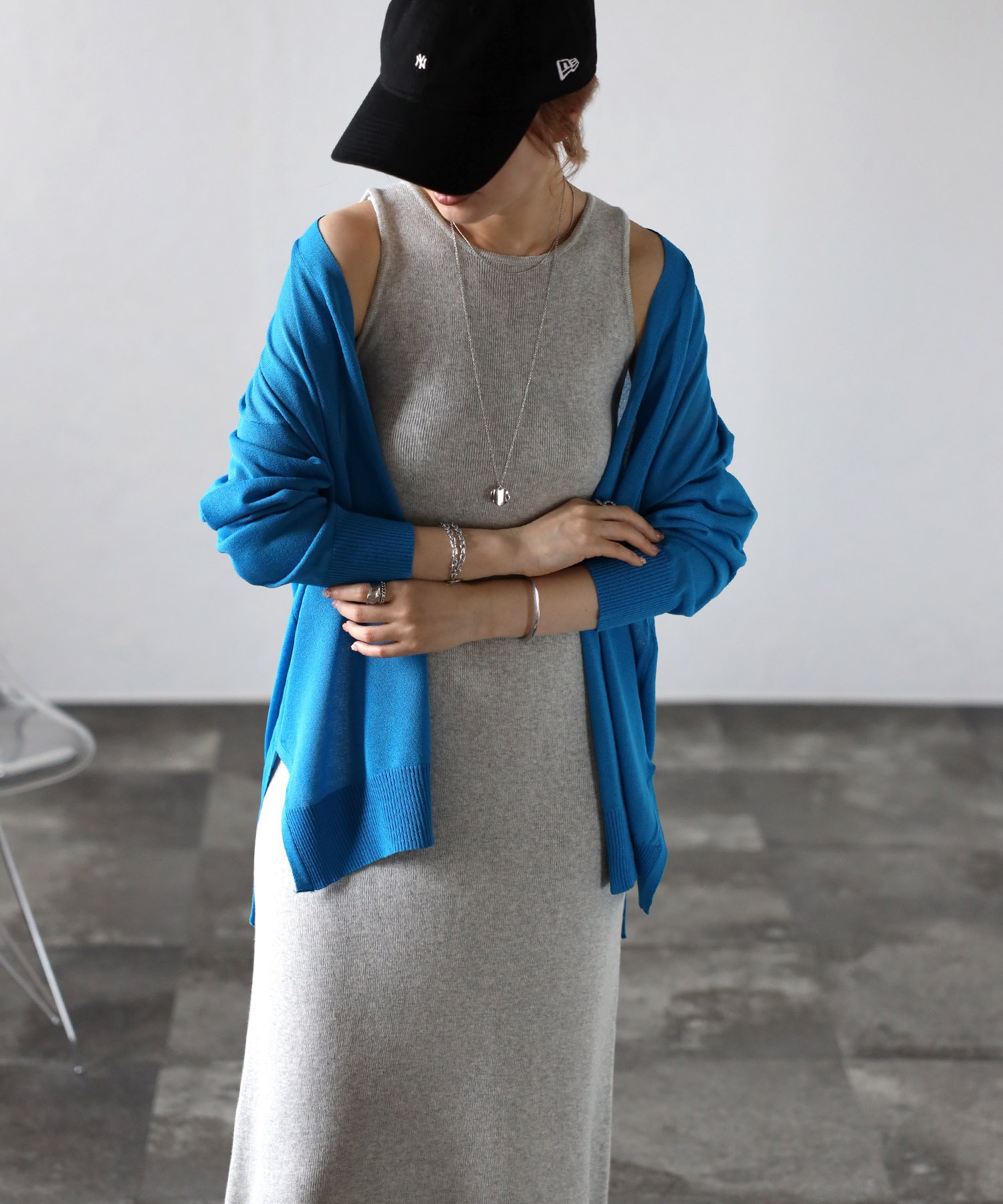 model：H158 着用サイズ：FREE