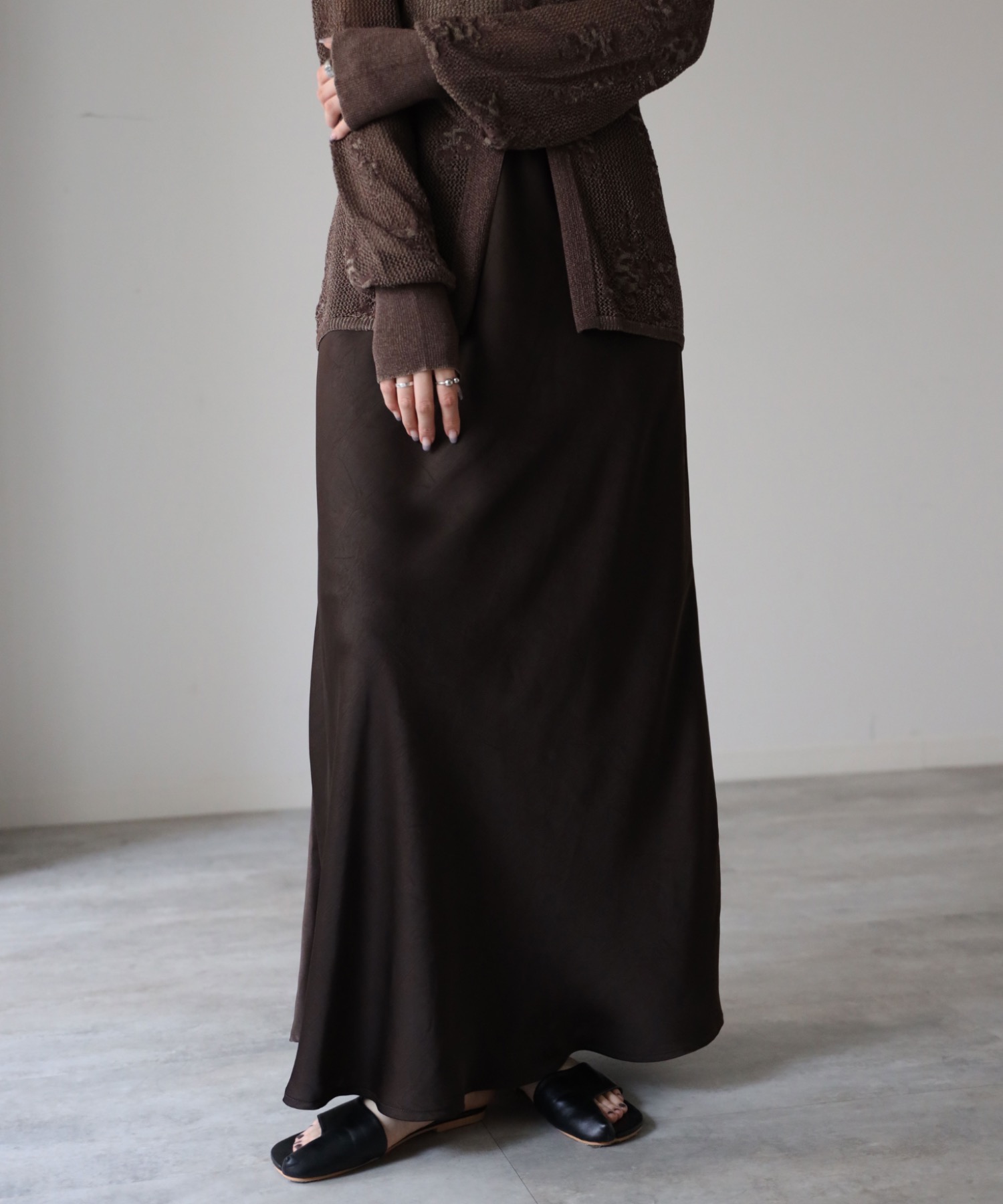 model：164cm. 着用サイズ：FREE