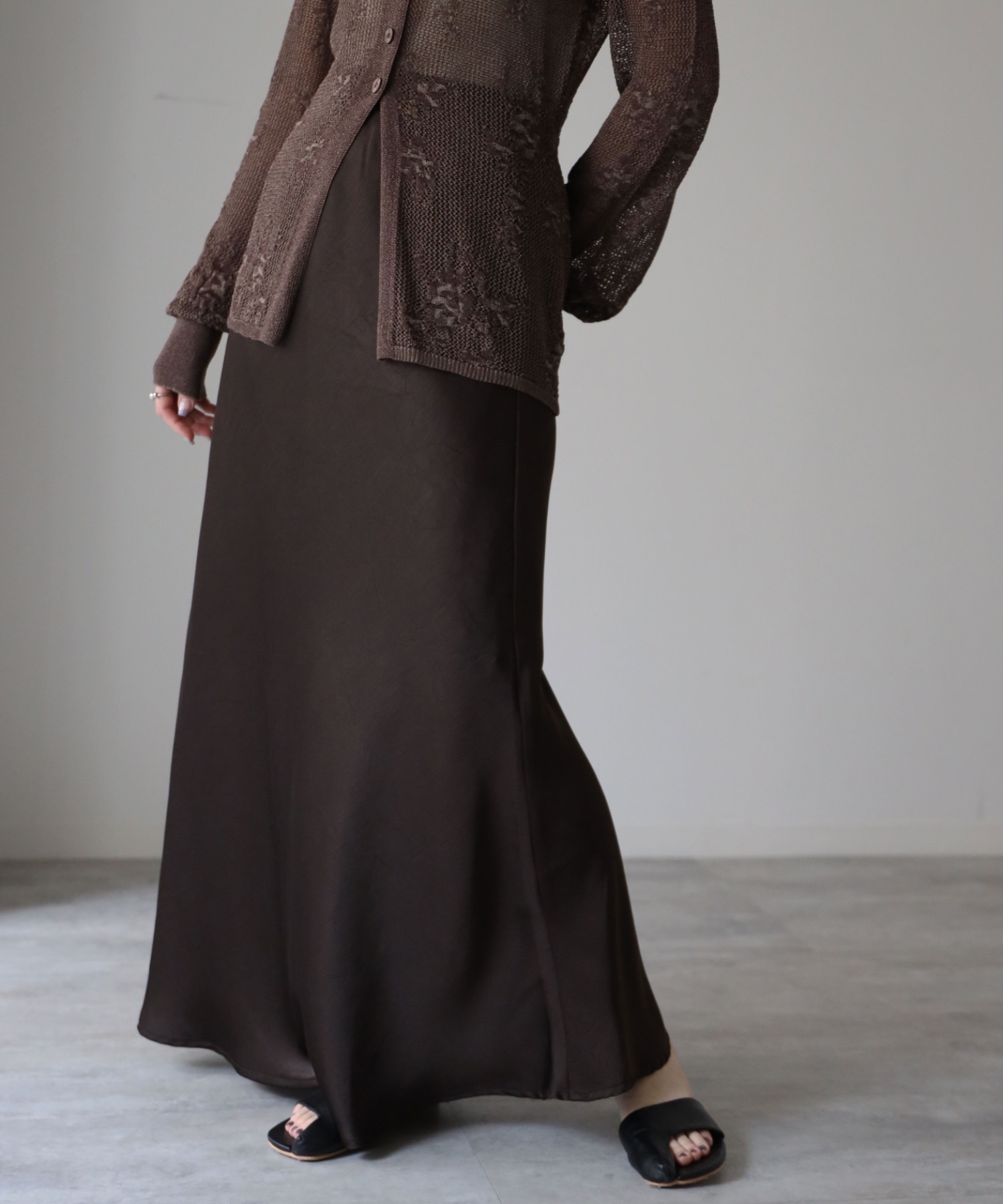 model：164cm. 着用サイズ：FREE