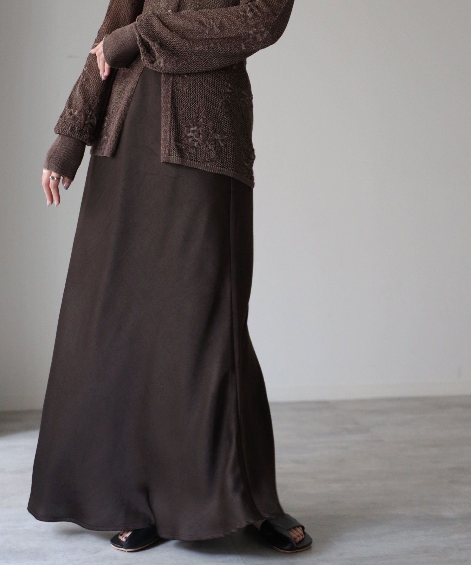model：164cm. 着用サイズ：FREE