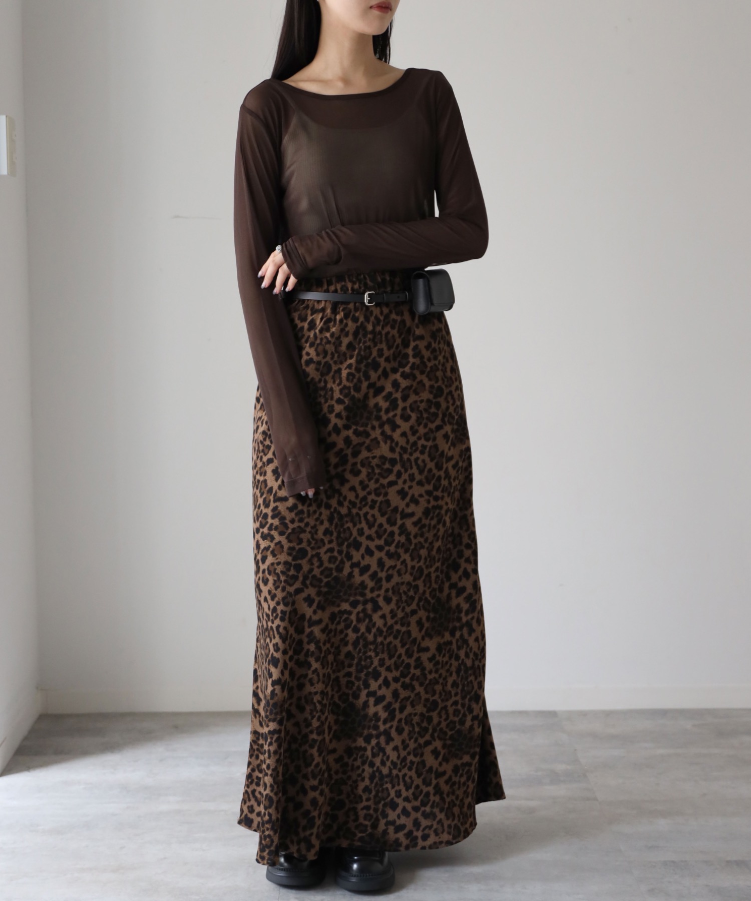 model：164cm. 着用サイズ：FREE