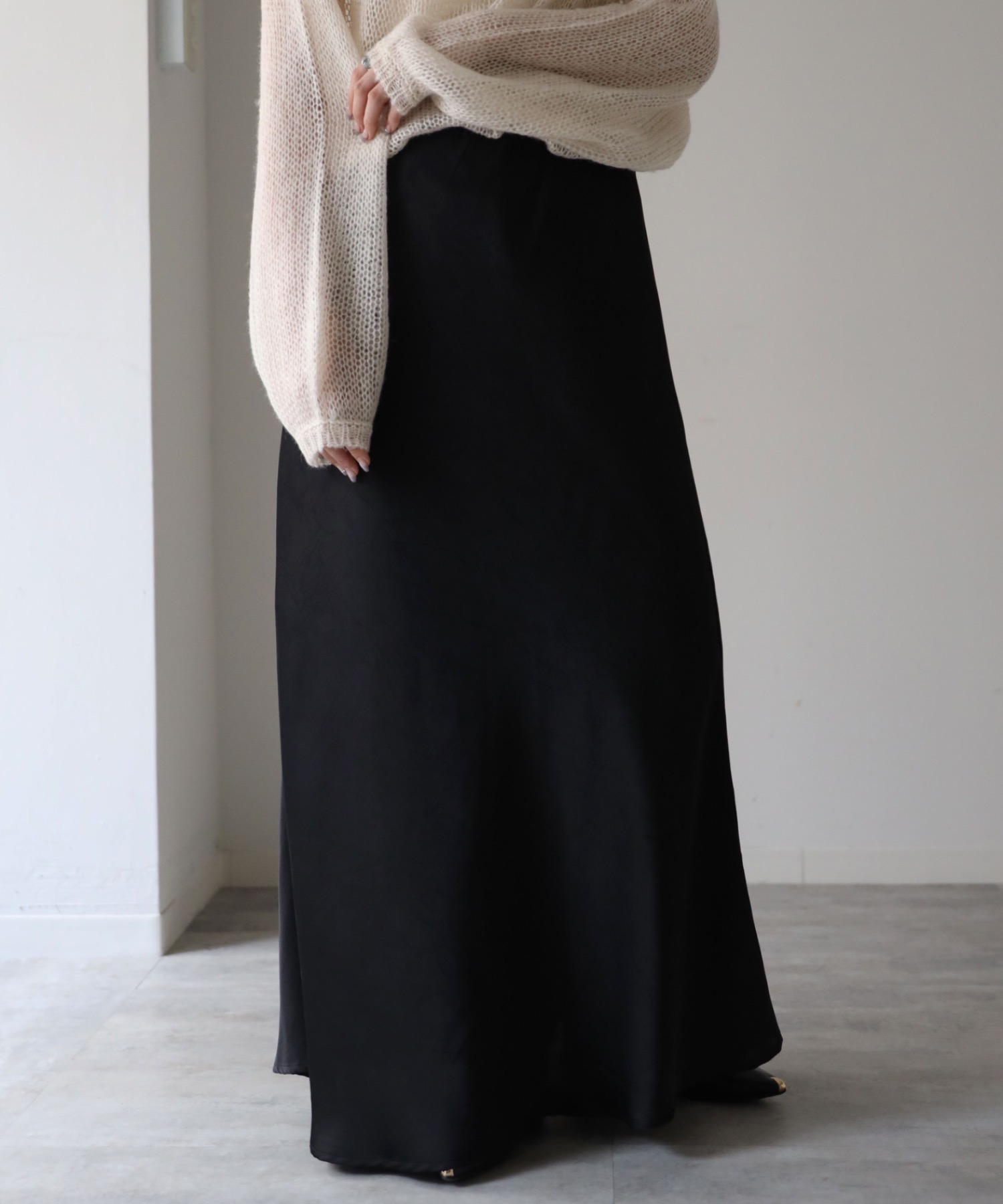 model：164cm. 着用サイズ：FREE
