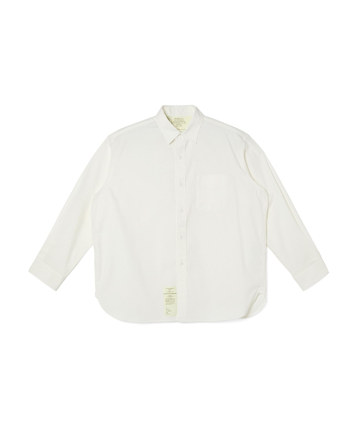 トップス n.hoolywood white SHIRT N.HOOLYWOOD TEST PRODUCT EXCHANGE SERVICE│N-HOOLYWOOD.COM
