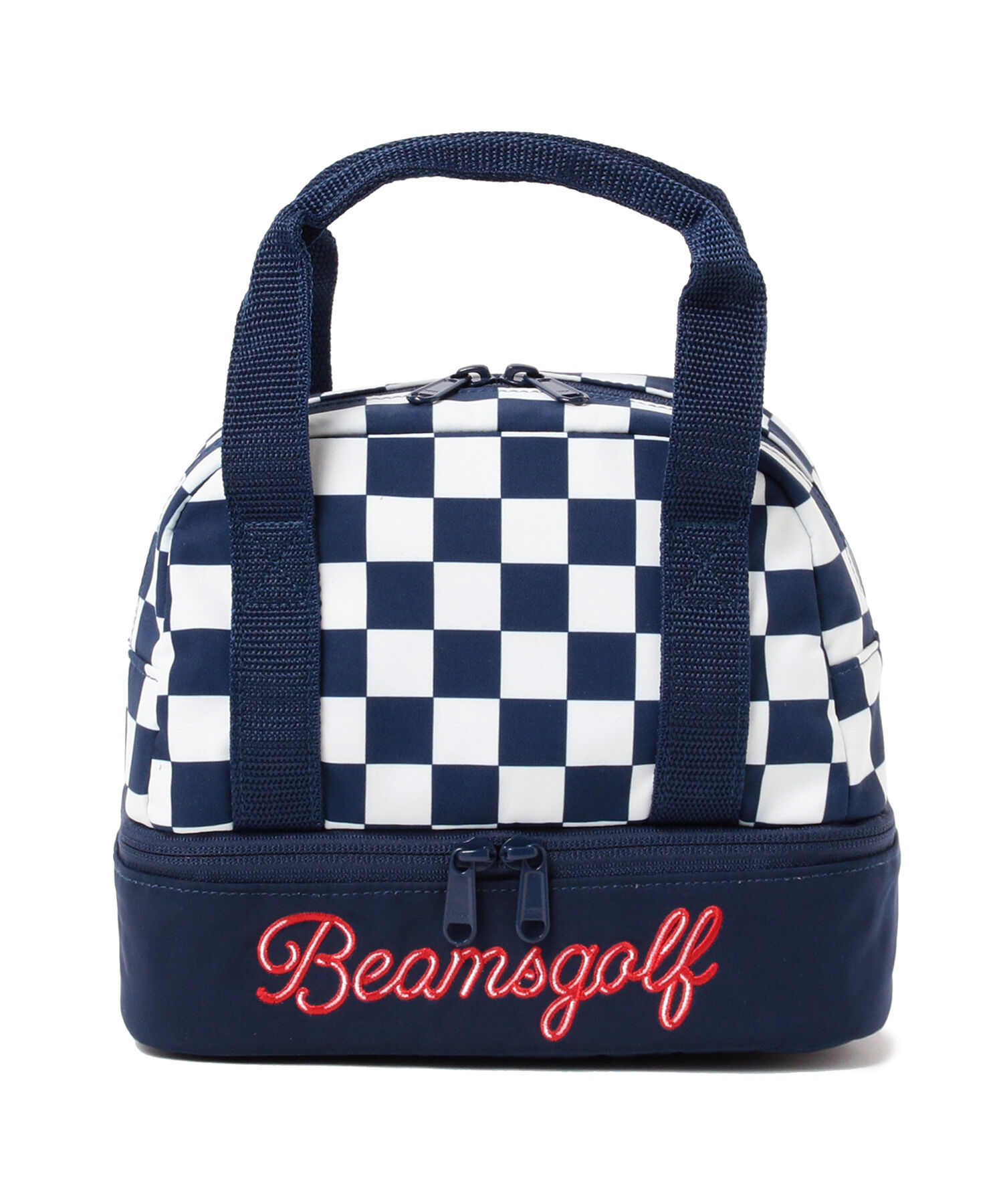 Beams Golf チェッカーフラッグ柄 保冷付き カートバッグ Economlife Com