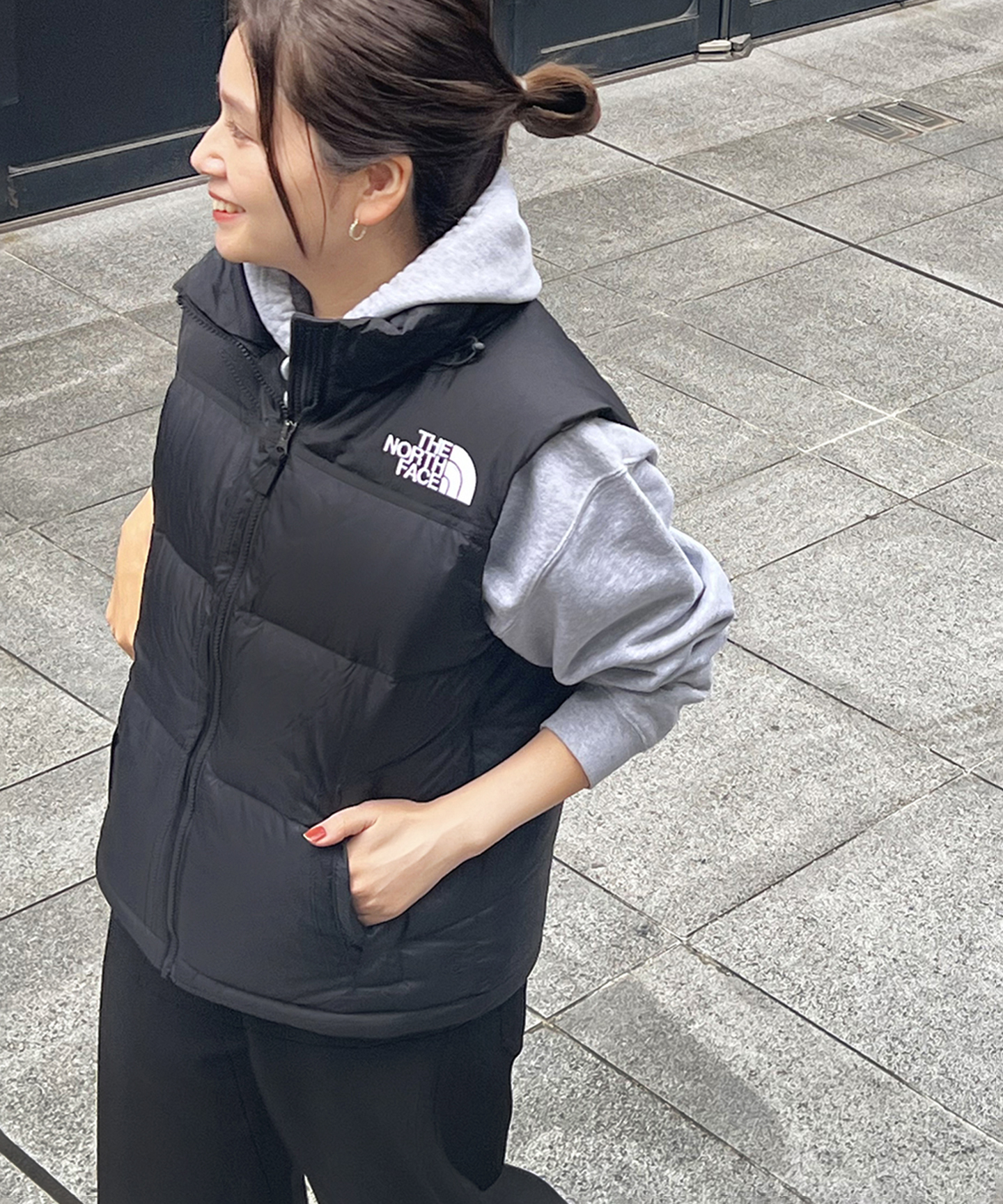 大注目 THE NORTH FACE NUPTSE VEST ヌプシベスト L ナイロン ブルー