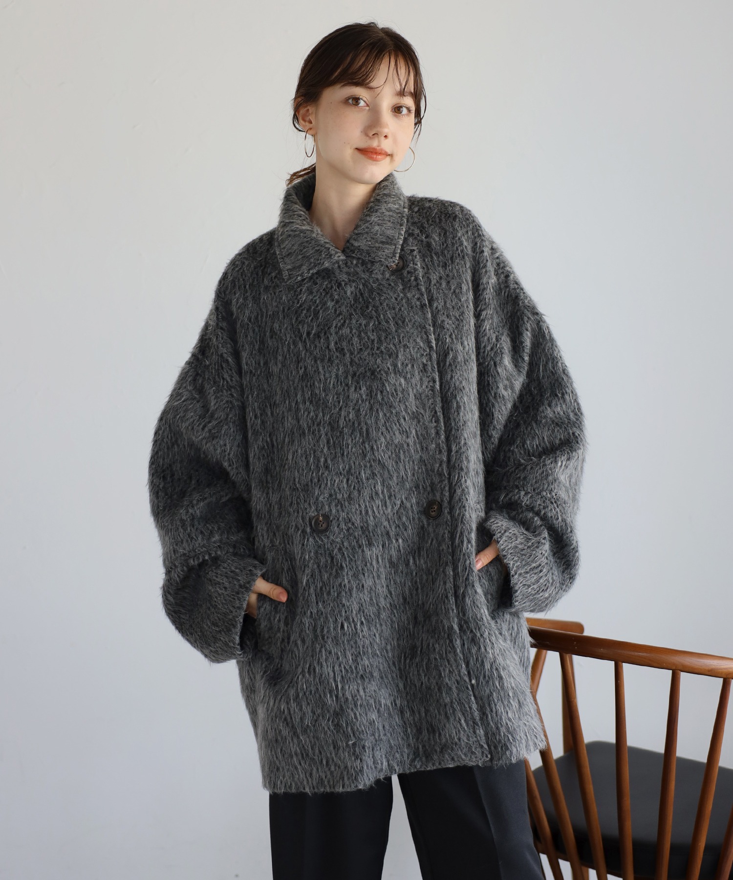 model：H159 着用サイズ：FREE