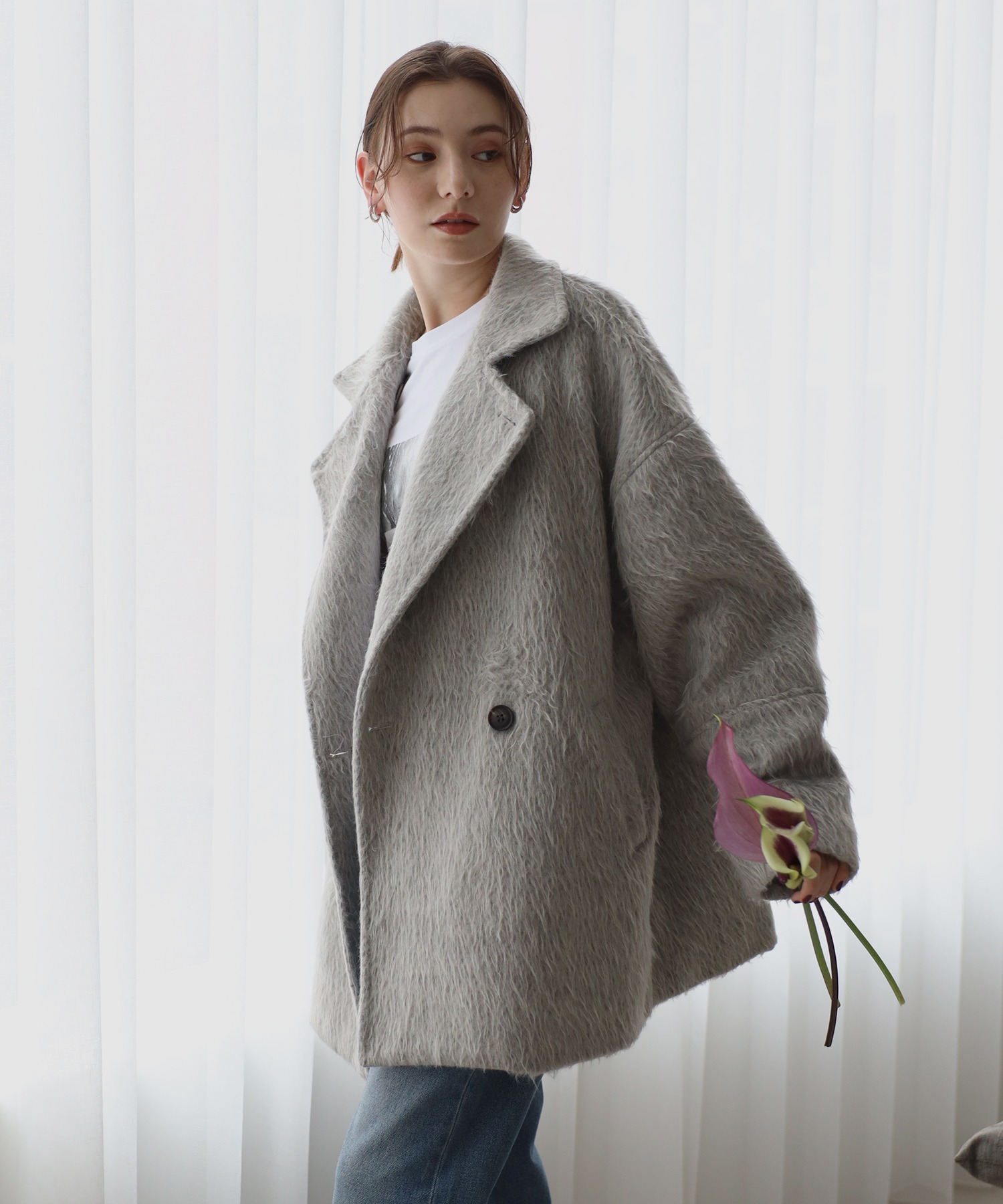model：H164 着用サイズ：FREE