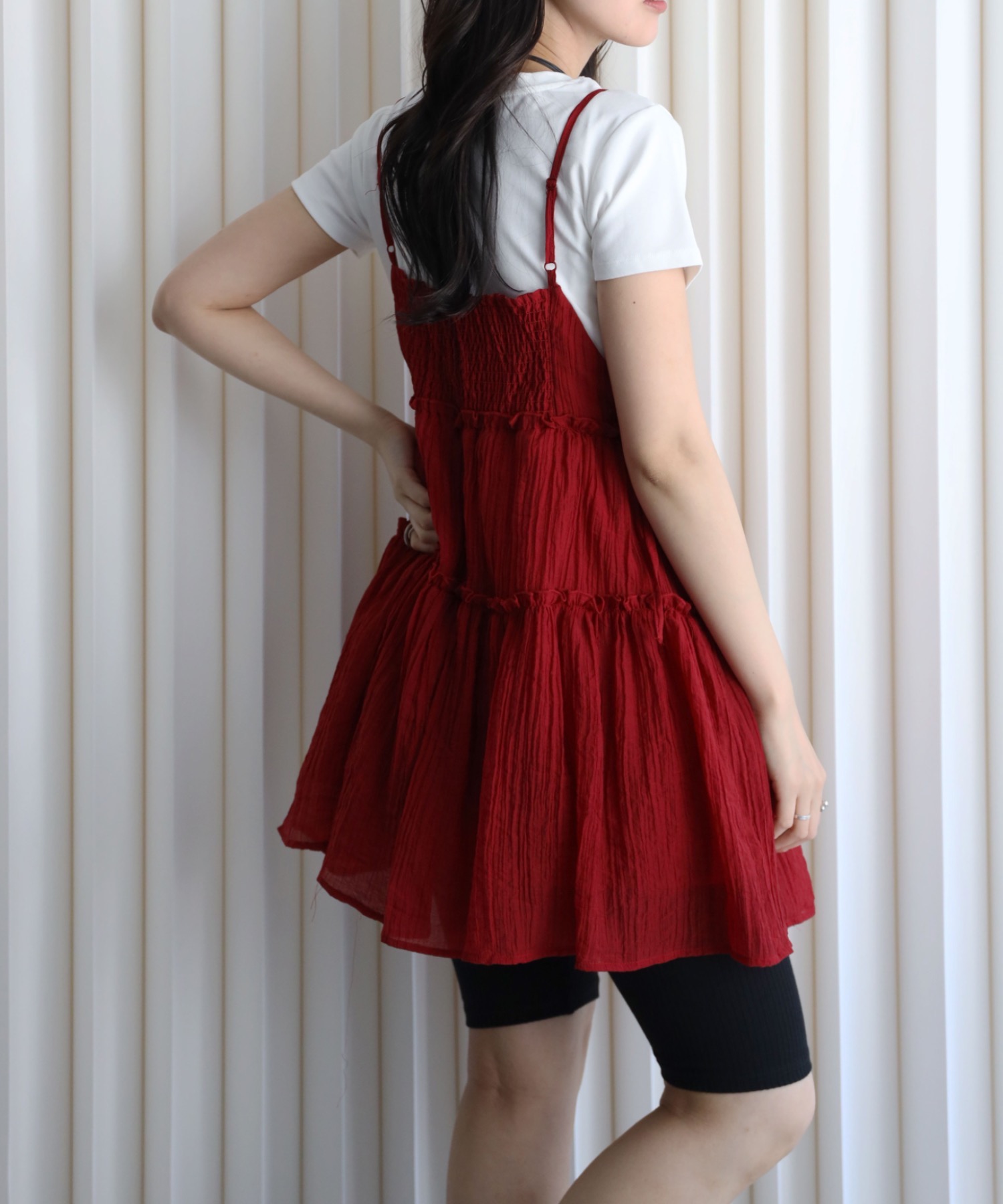 model：164cm. 着用サイズ：FREE