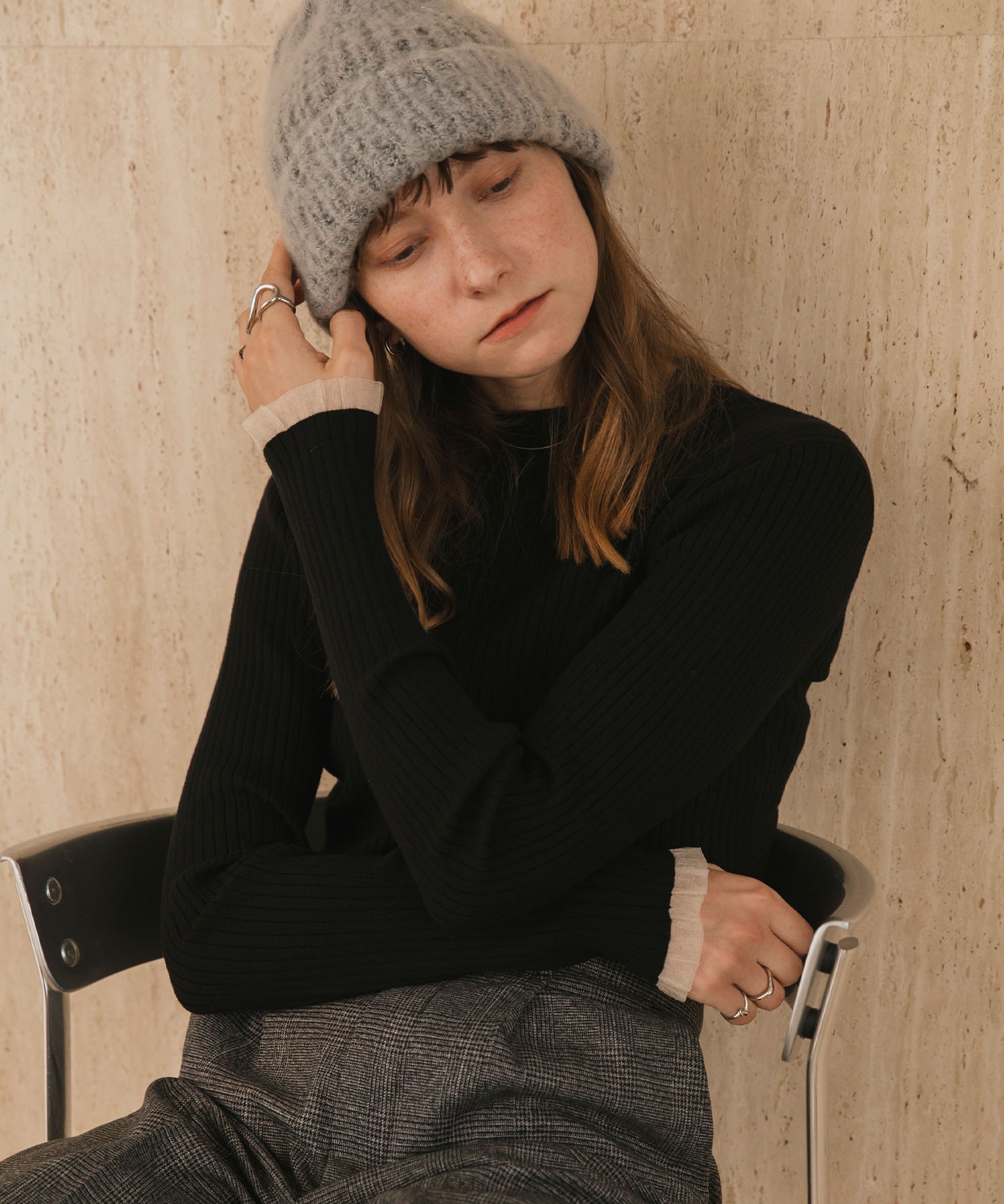 その他 FOXY forksy.】ビスチェ風デザインフリルオーバーサイズネルシャツ forksy