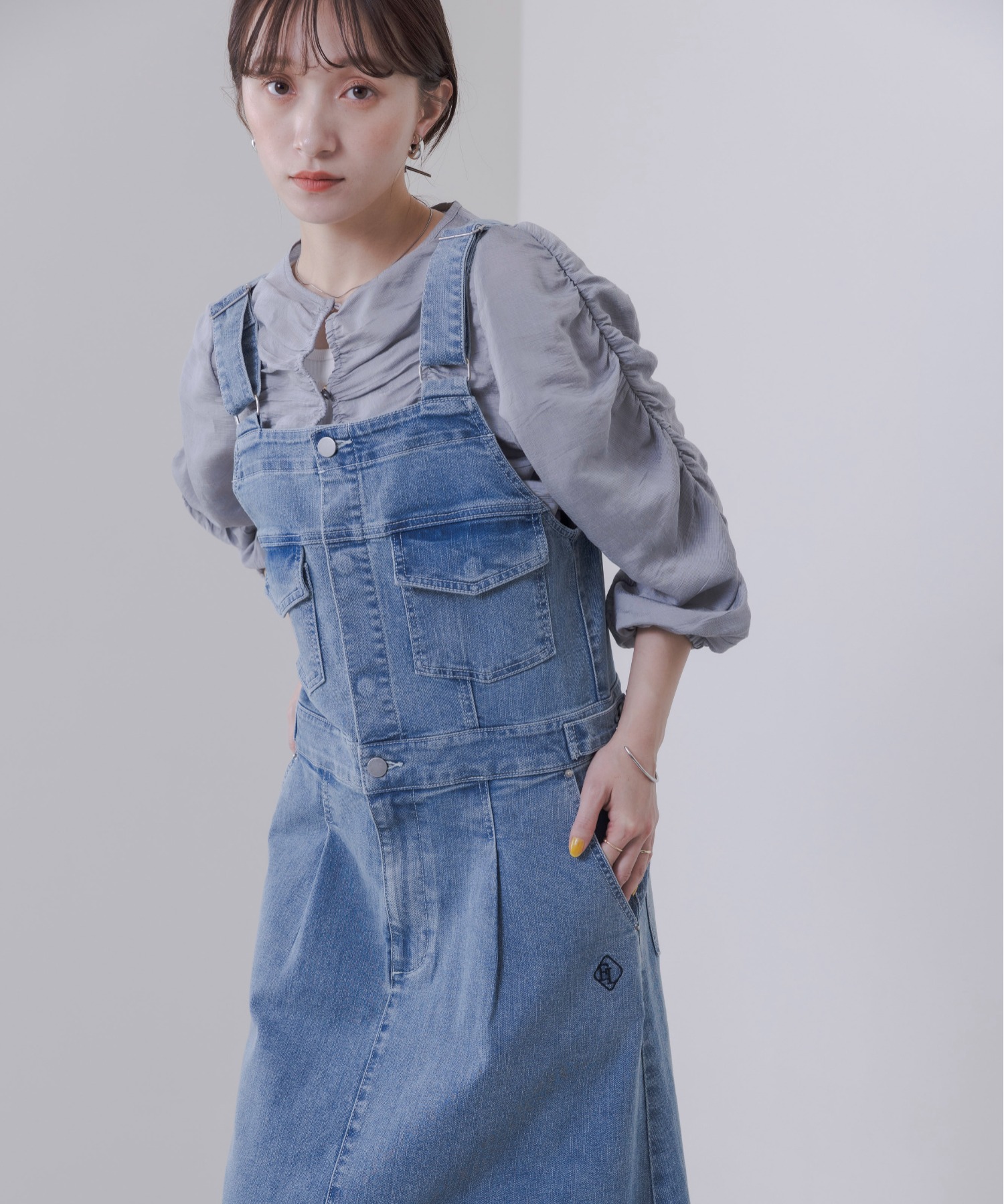 アウトポケット デニムジャンスカ Eimee Law│Eimee Law