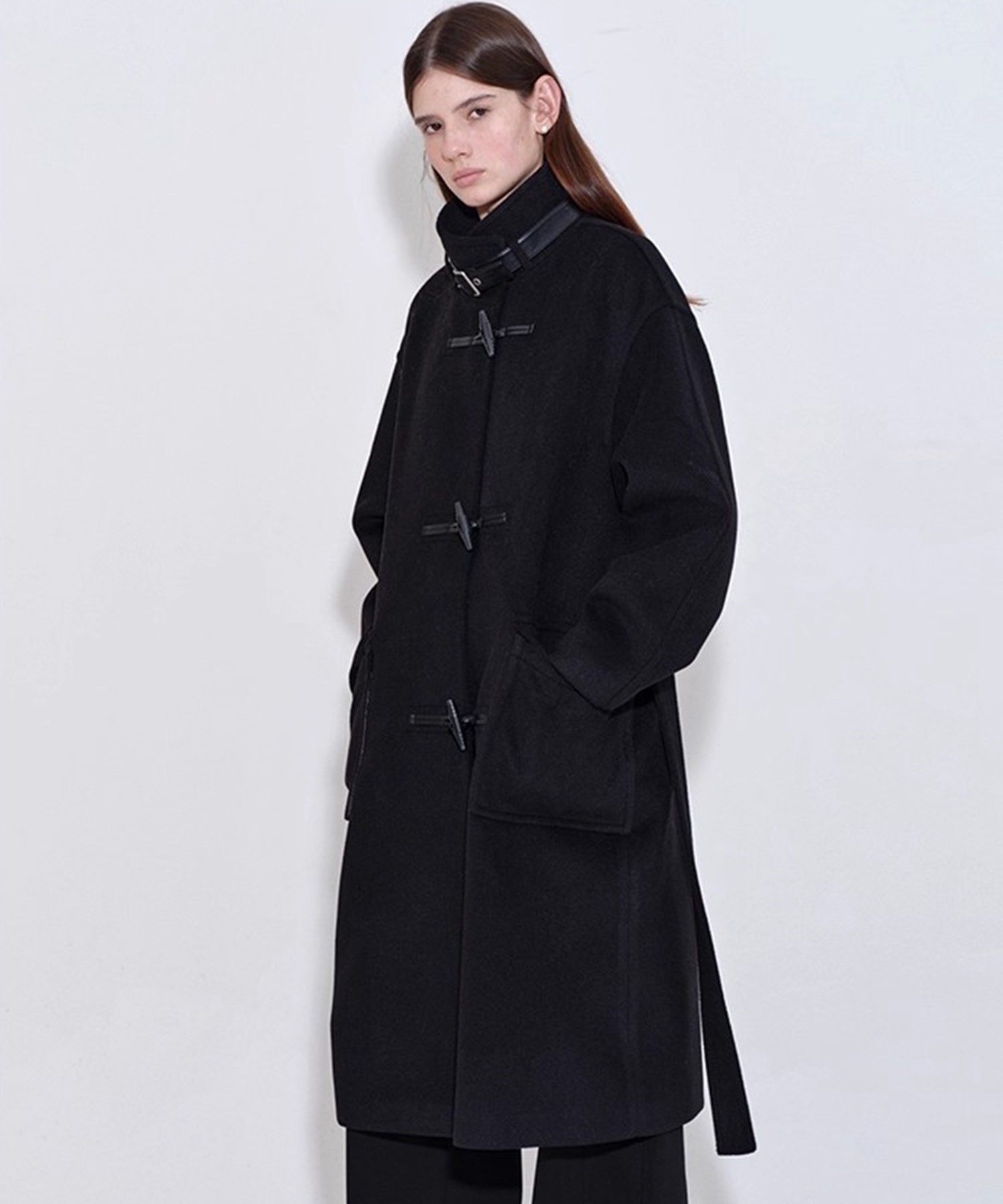 CoSTUME NATIONAL✨レザーコート　スタンドカラー　ジップ　ロング丈 CoSTUME NATIONAL✨レザーコート スタンドカラー ジップ ロング