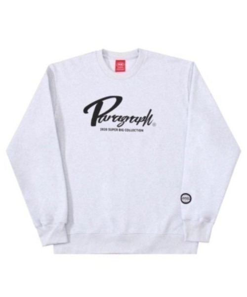 paragraph/パラグラフ』M05 PRG Basic Lettering Fleece MTM/フロント英字 バックブランドロゴ ロングスリーブ スウェット  トレーナー 韓国ブランドセレクト│A'GEM/9×.KOM【公式】｜韓国・ストリートブランド通販サイト エージェムナイン ドットケーオーエム