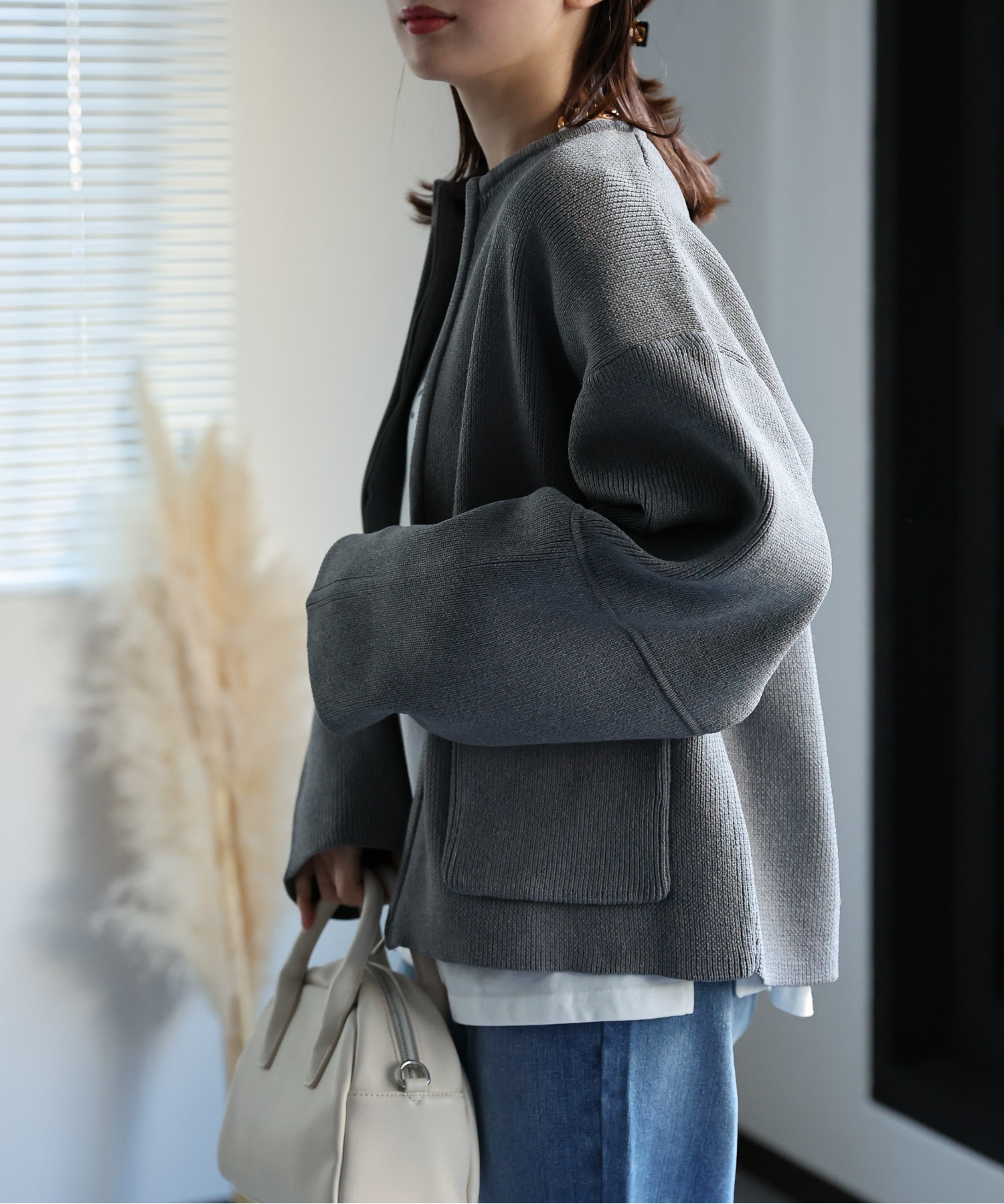model:162cm 着用サイズ：F