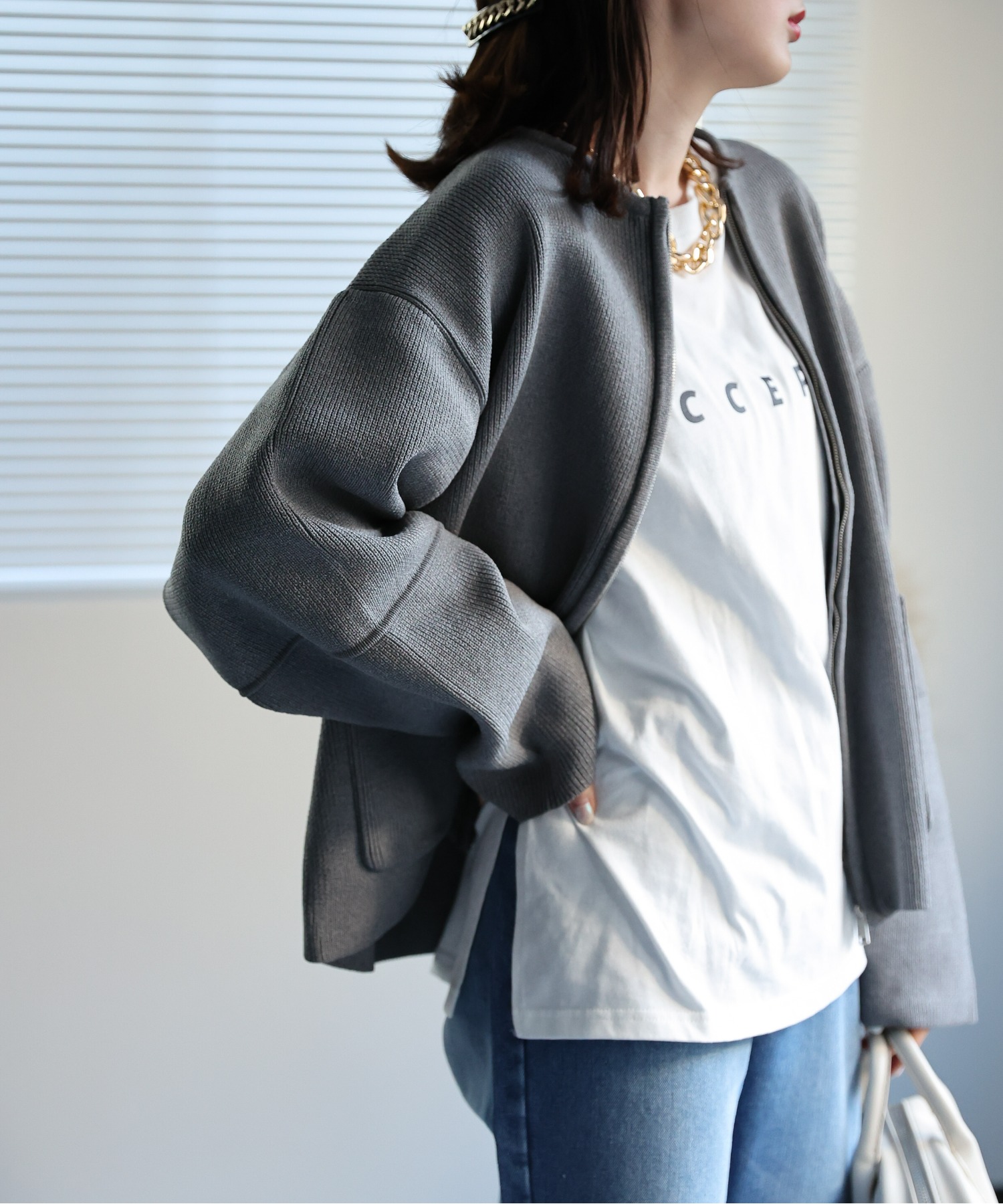 model:162cm 着用サイズ：F
