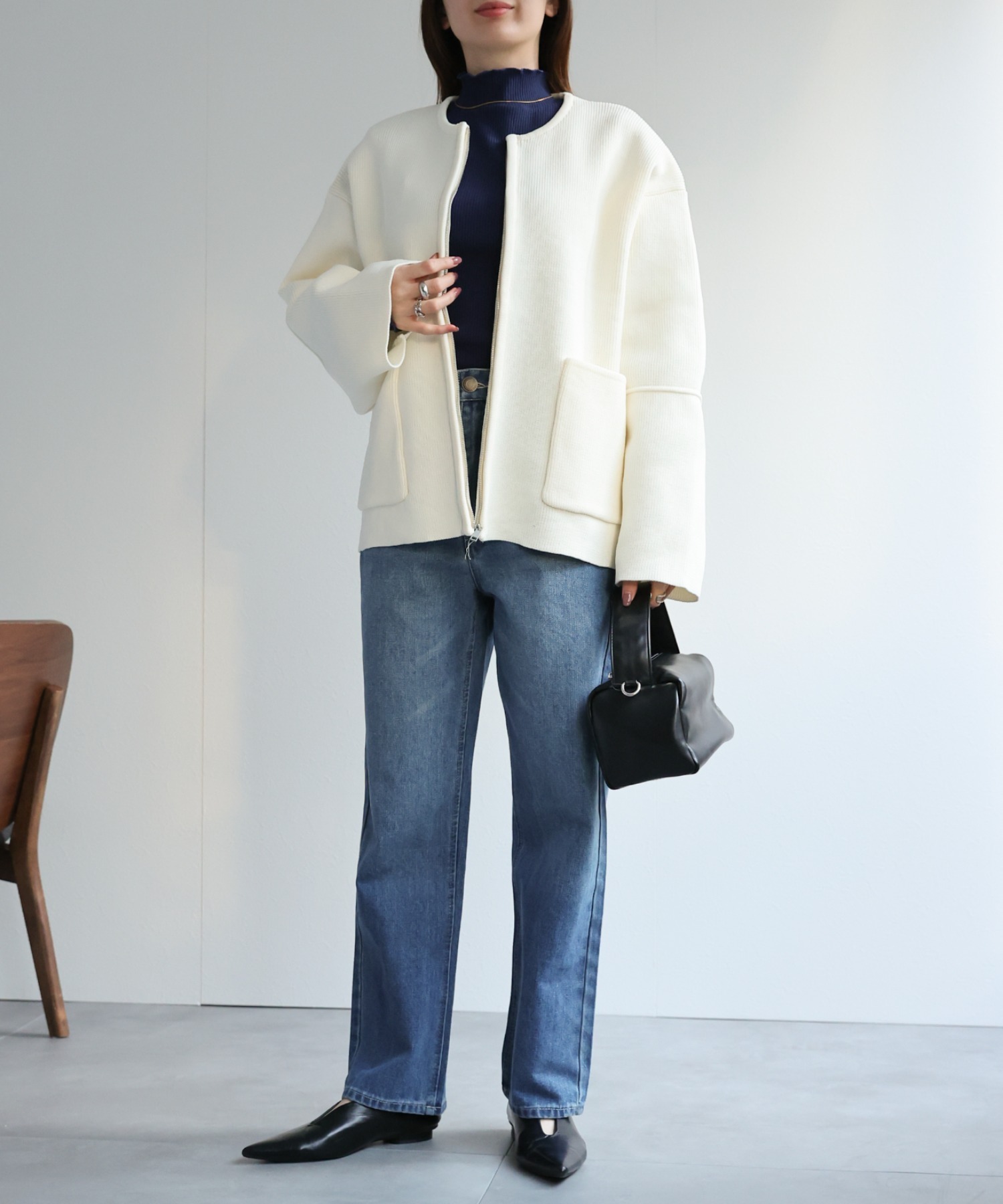 model:162cm 着用サイズ：F