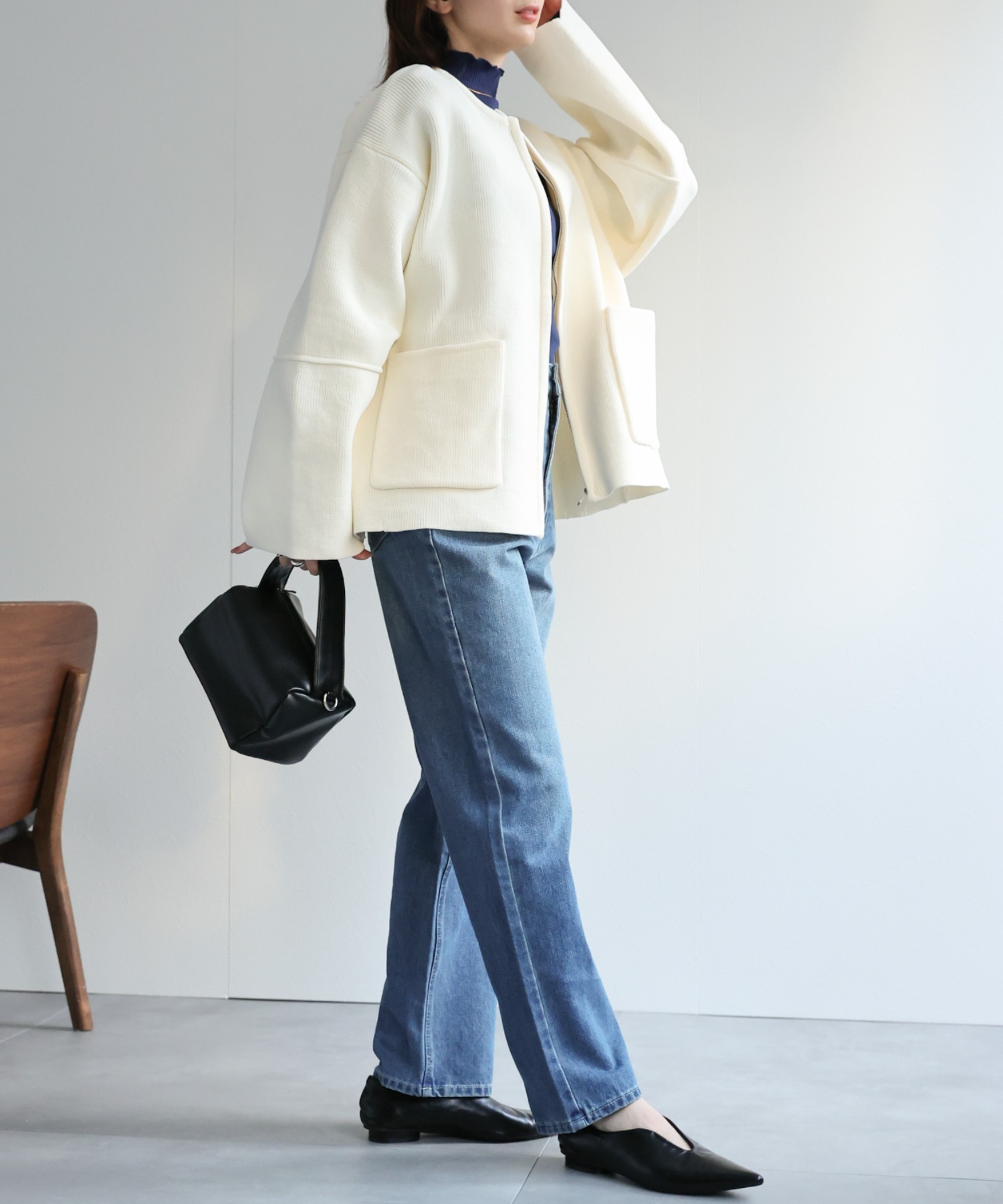 model:162cm 着用サイズ：F