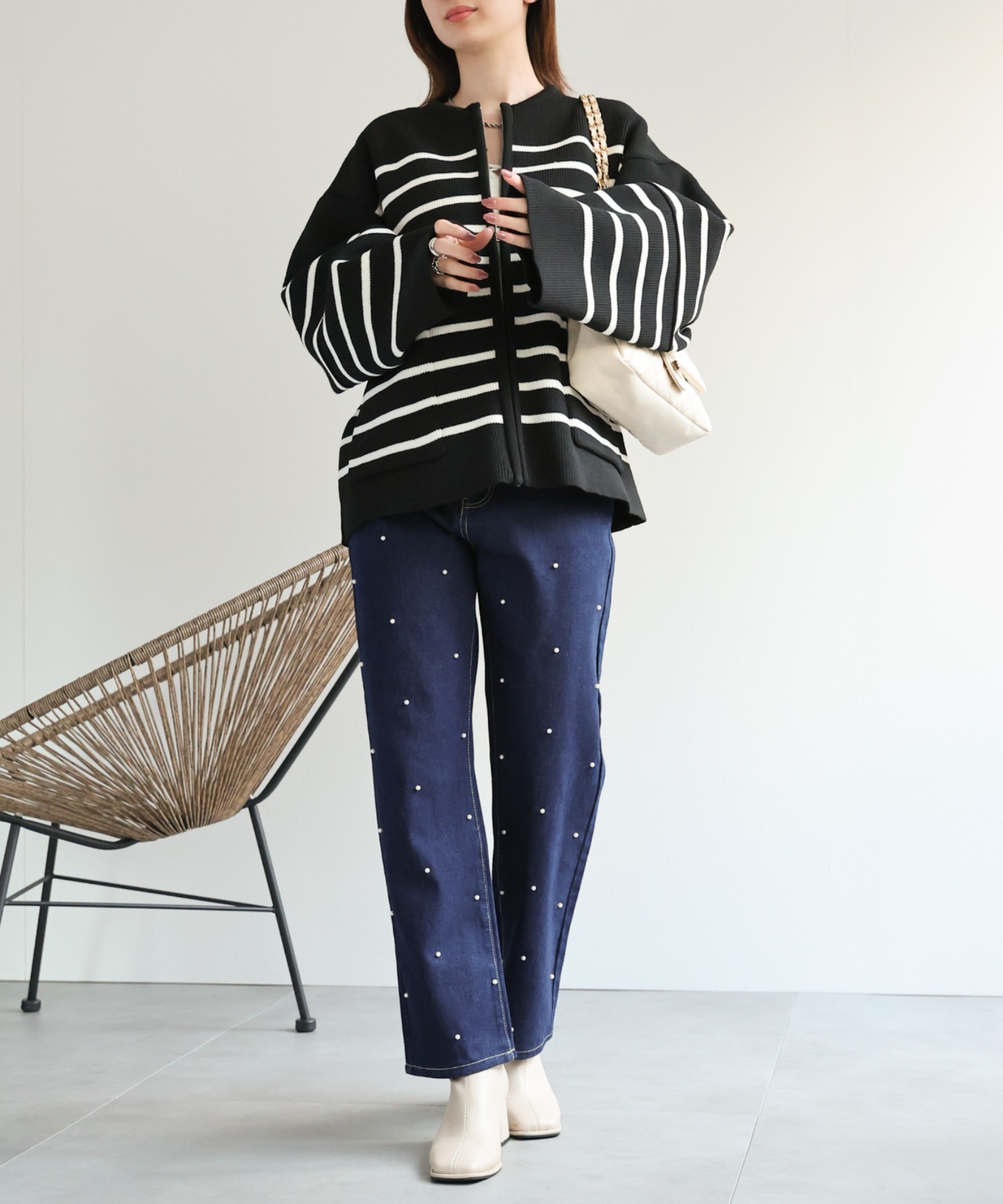 model:162cm 着用サイズ：F