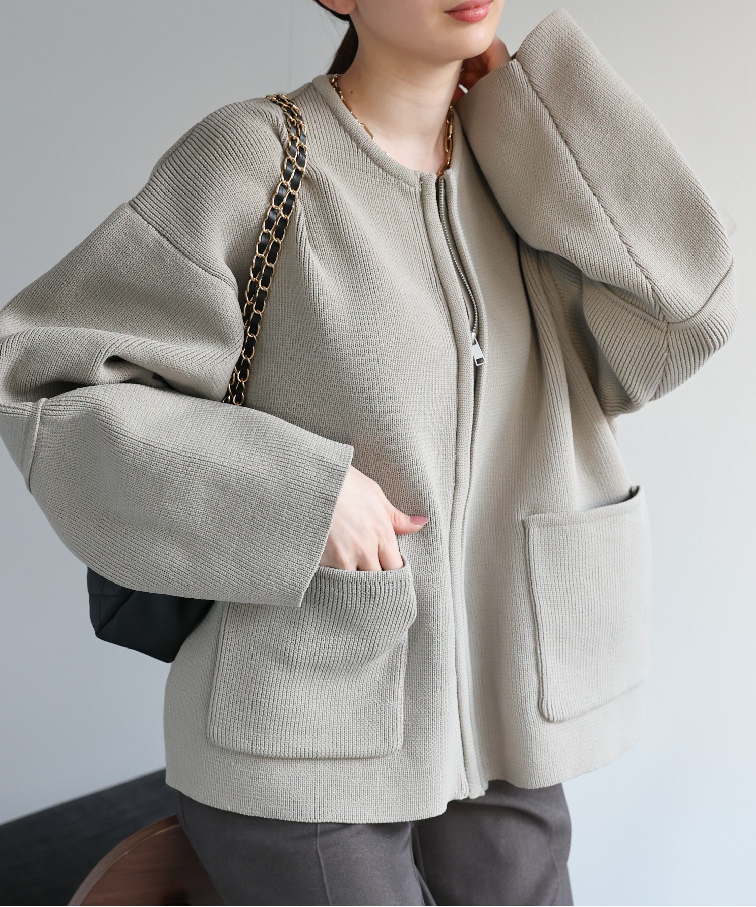 model:162cm 着用サイズ：F