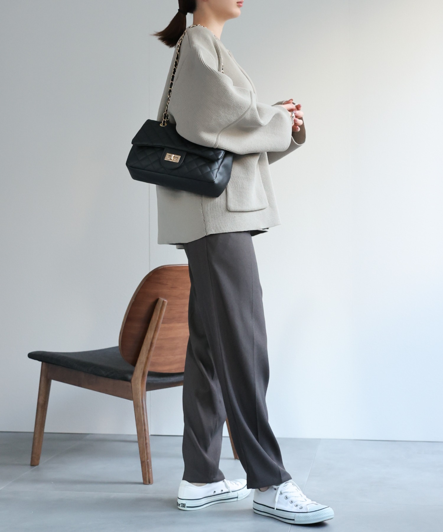 model:162cm 着用サイズ：F