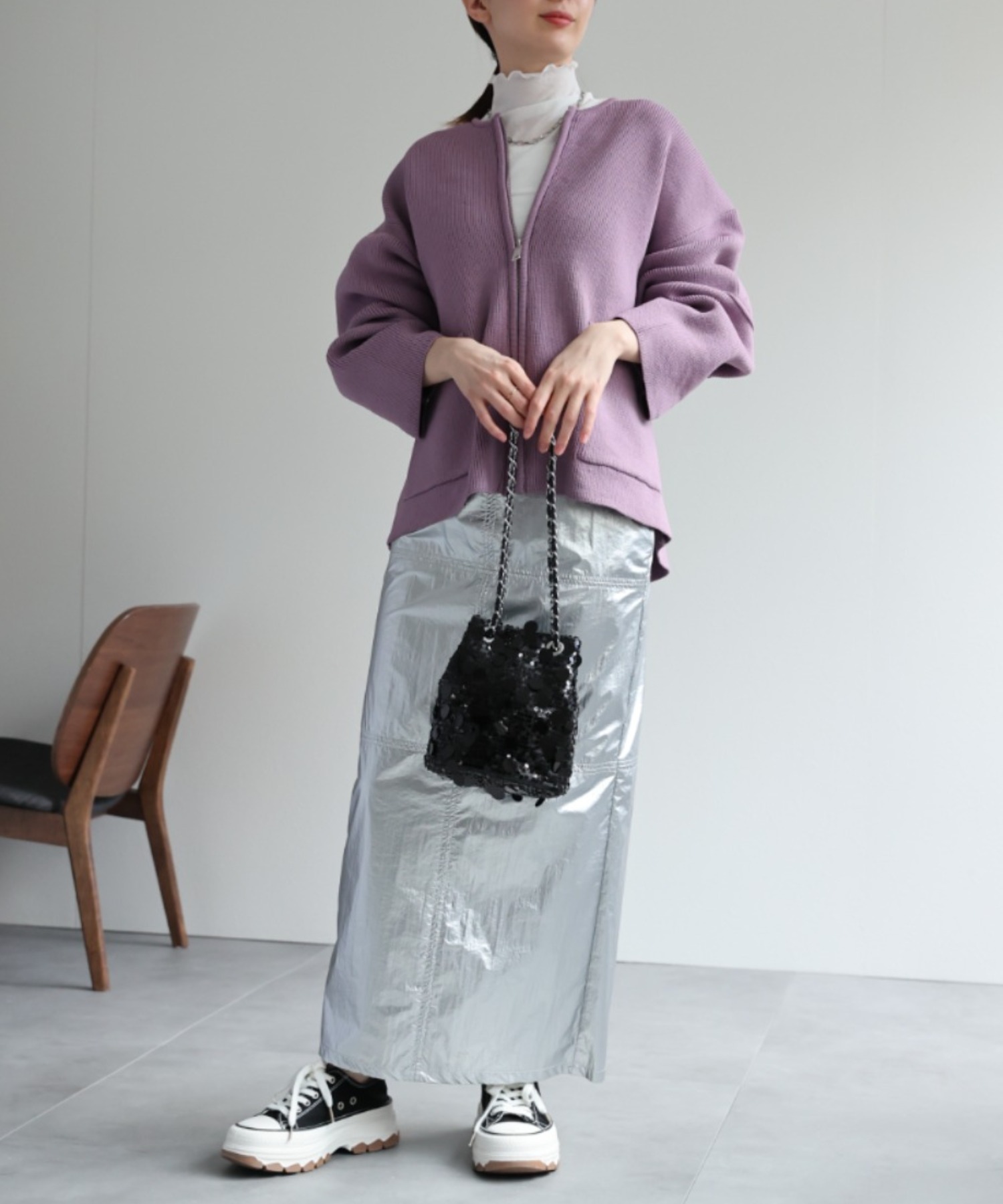 model:162cm 着用サイズ：F