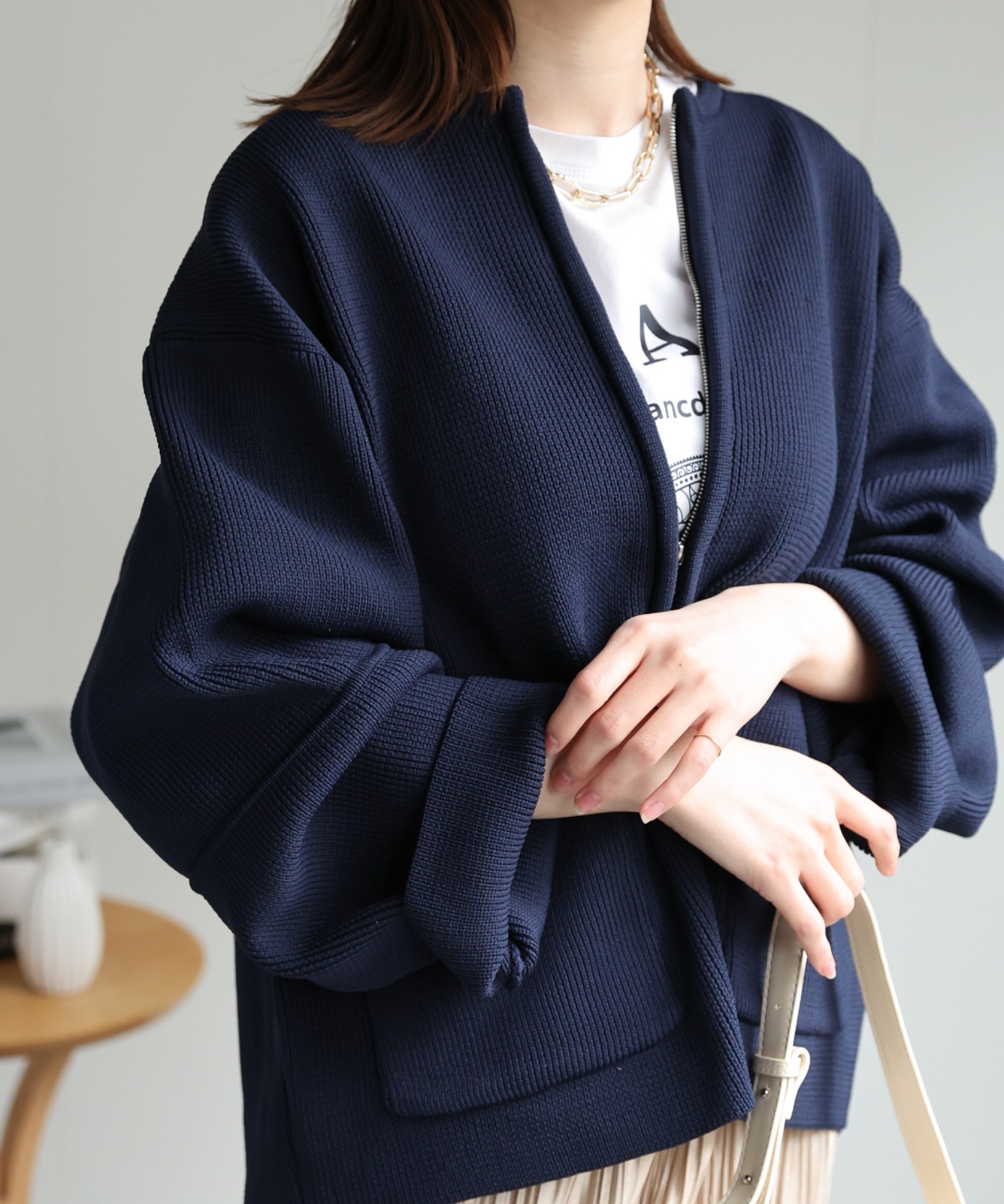 model:162cm 着用サイズ：F