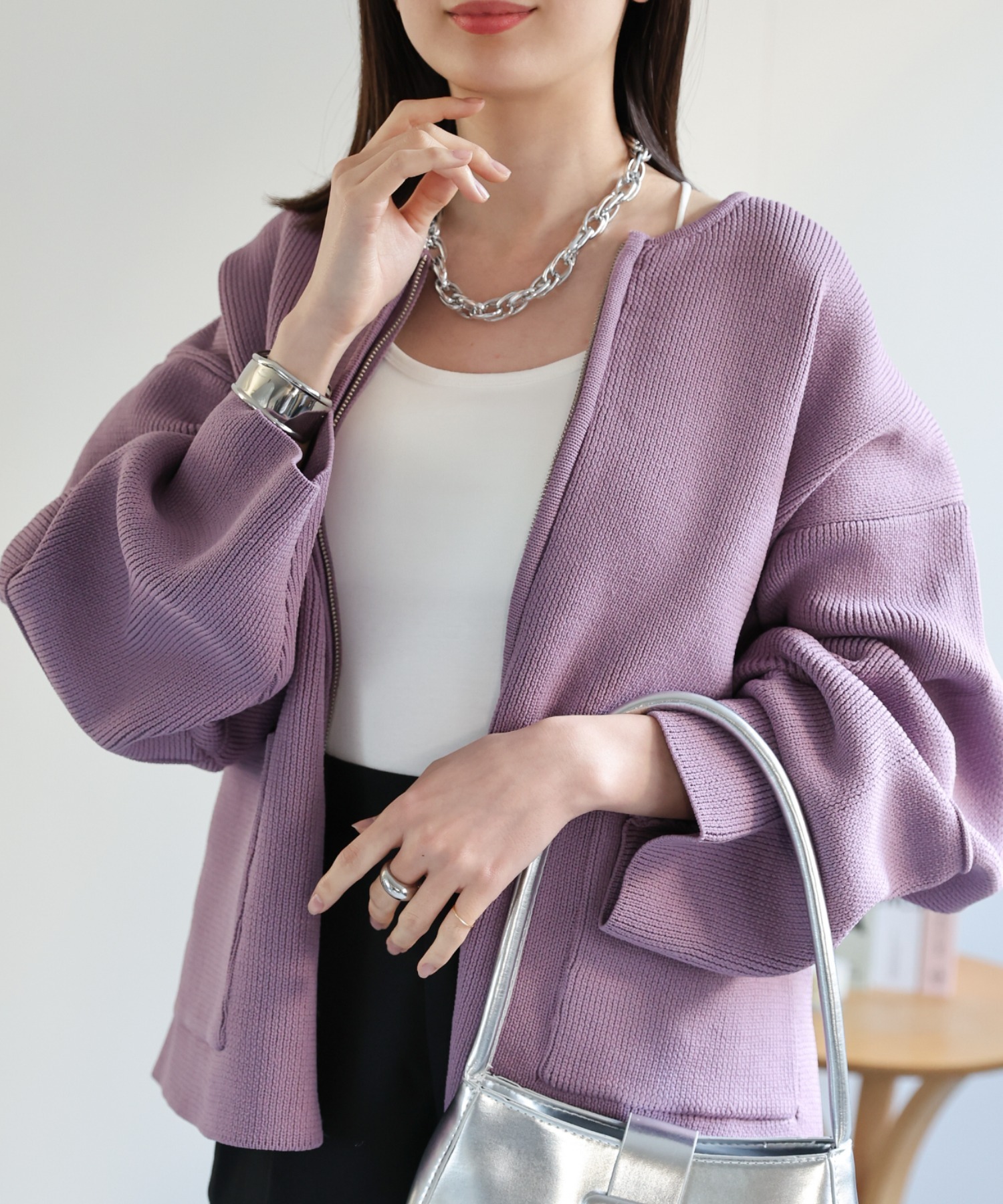 model:162cm 着用サイズ：F