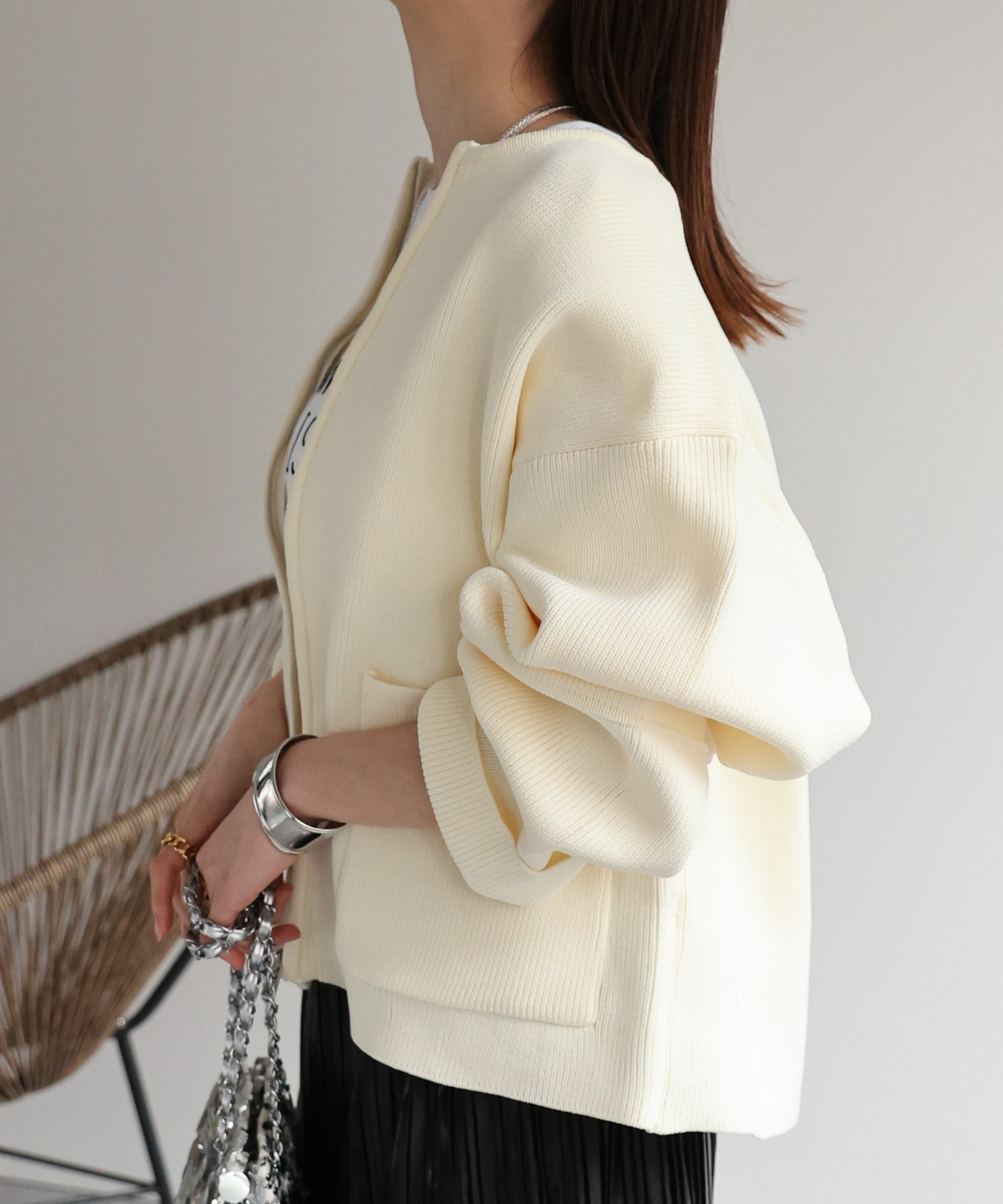 model:162cm 着用サイズ：F