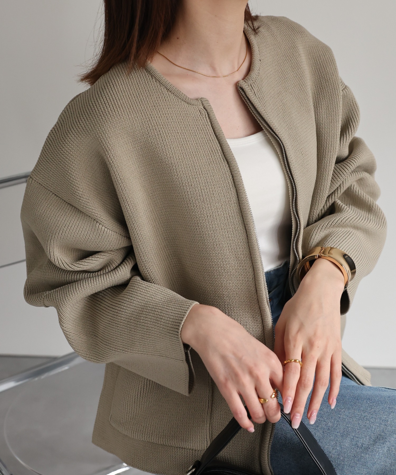 model:162cm 着用サイズ：F