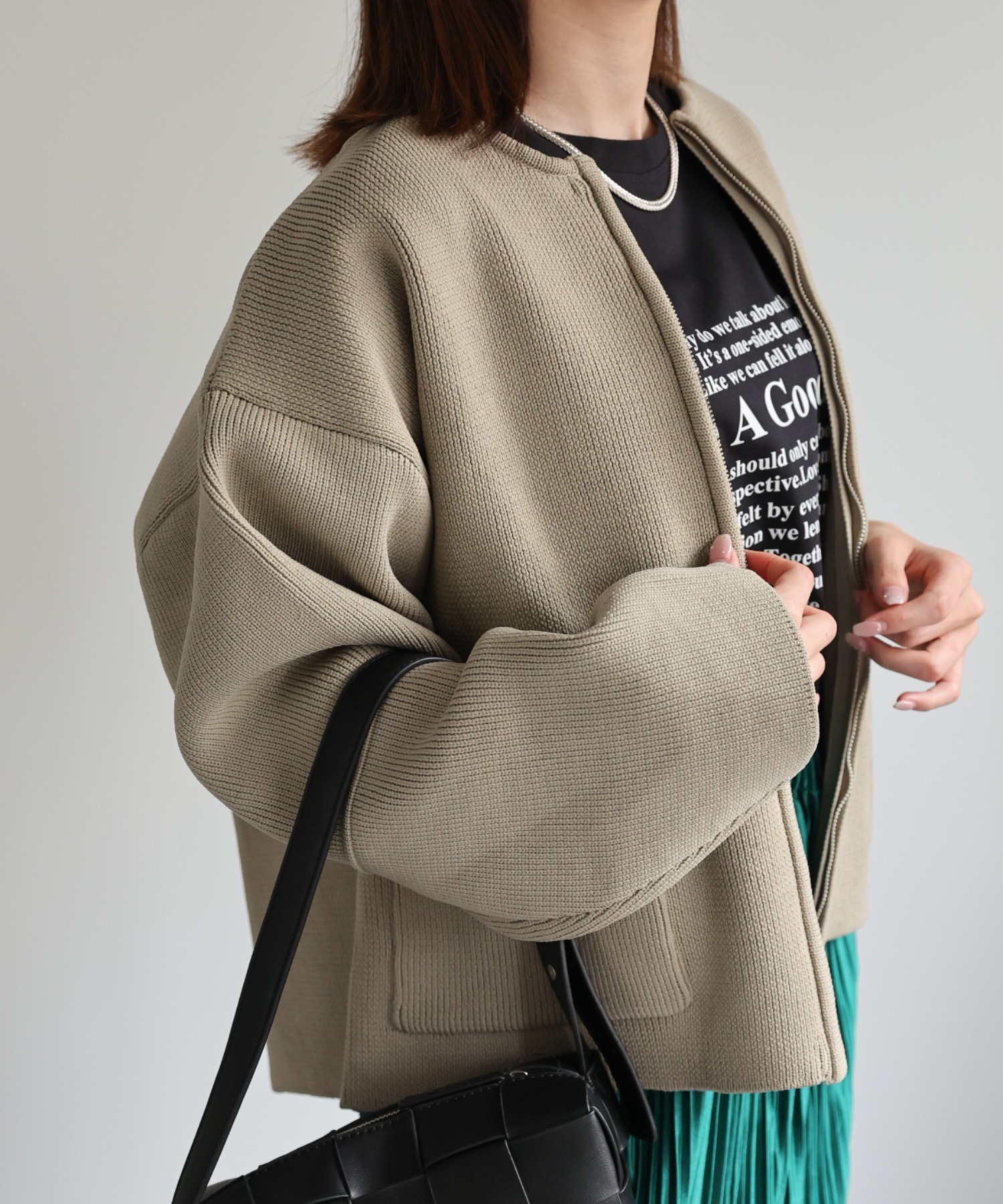 model:162cm 着用サイズ：F