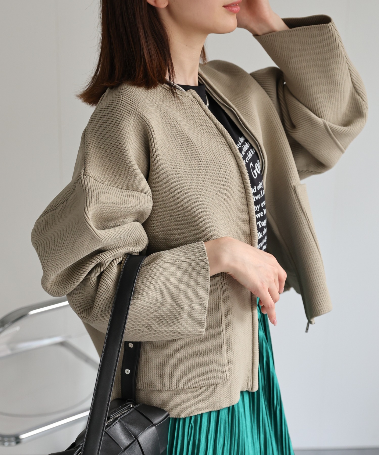 model:162cm 着用サイズ：F
