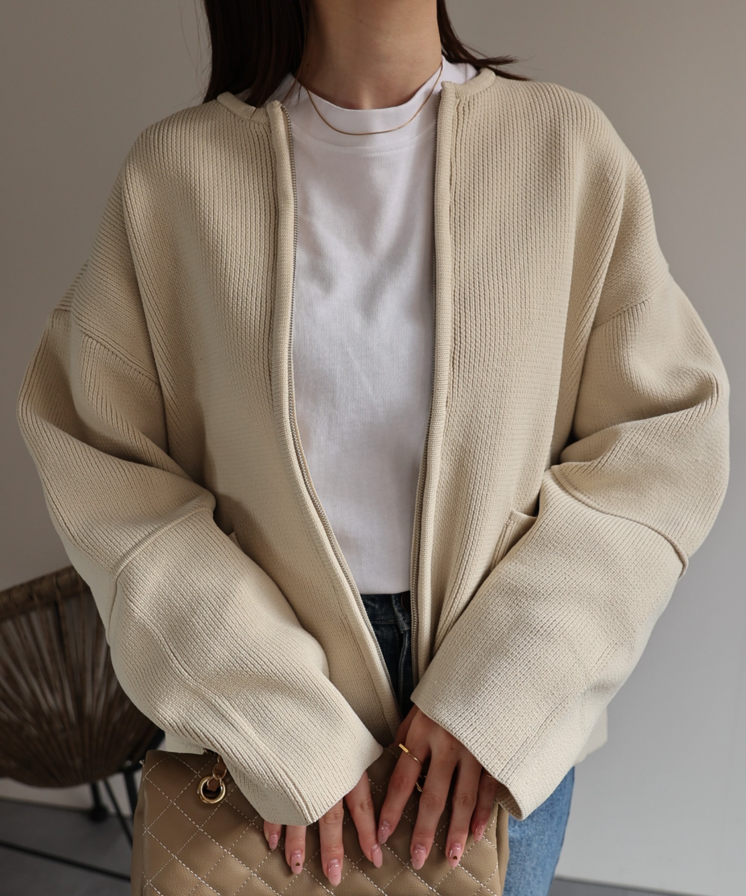model:162cm 着用サイズ：F