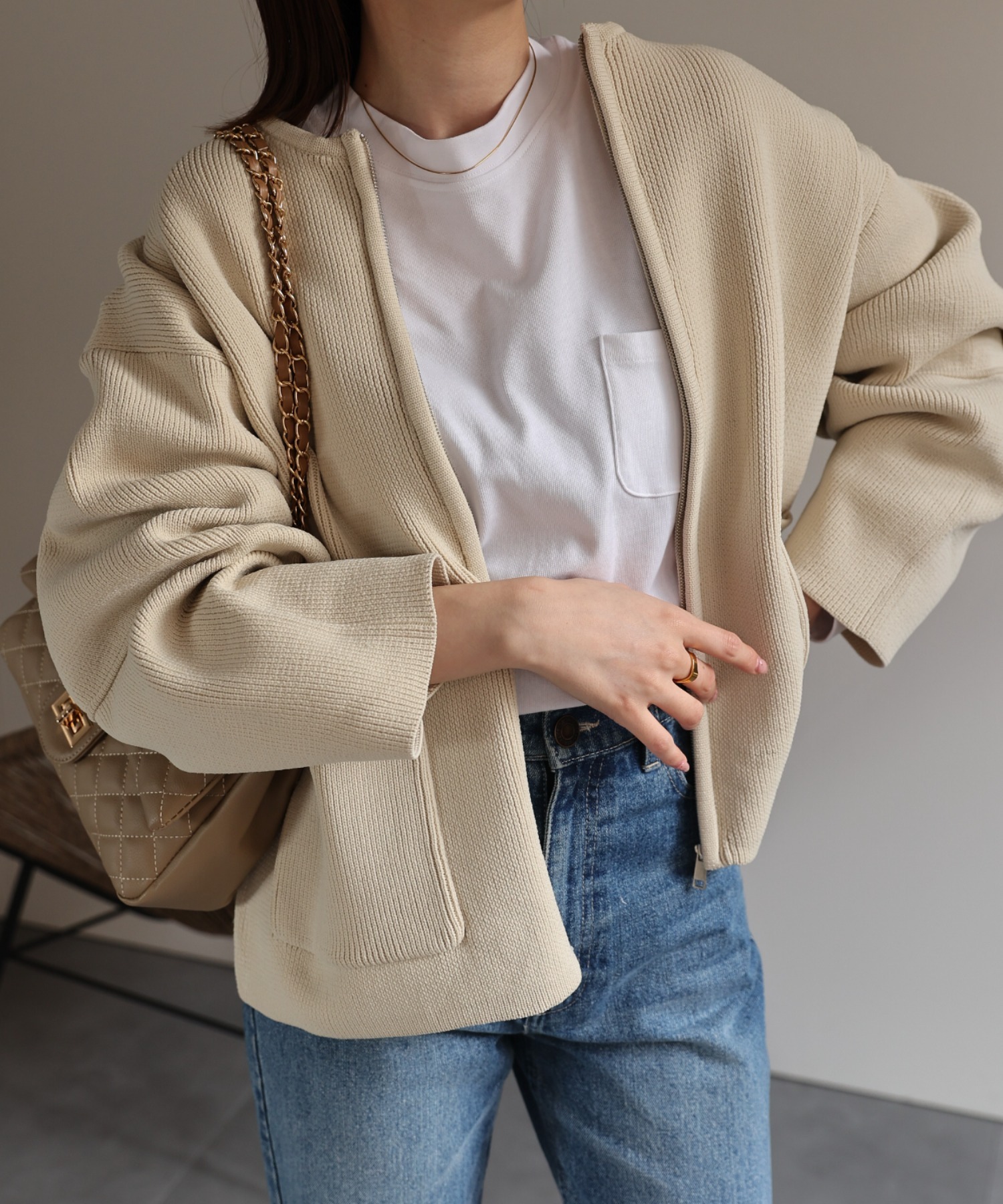 model:162cm 着用サイズ：F