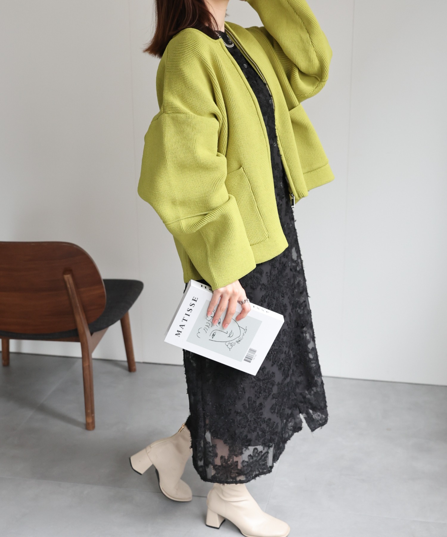 model:162cm 着用サイズ：F