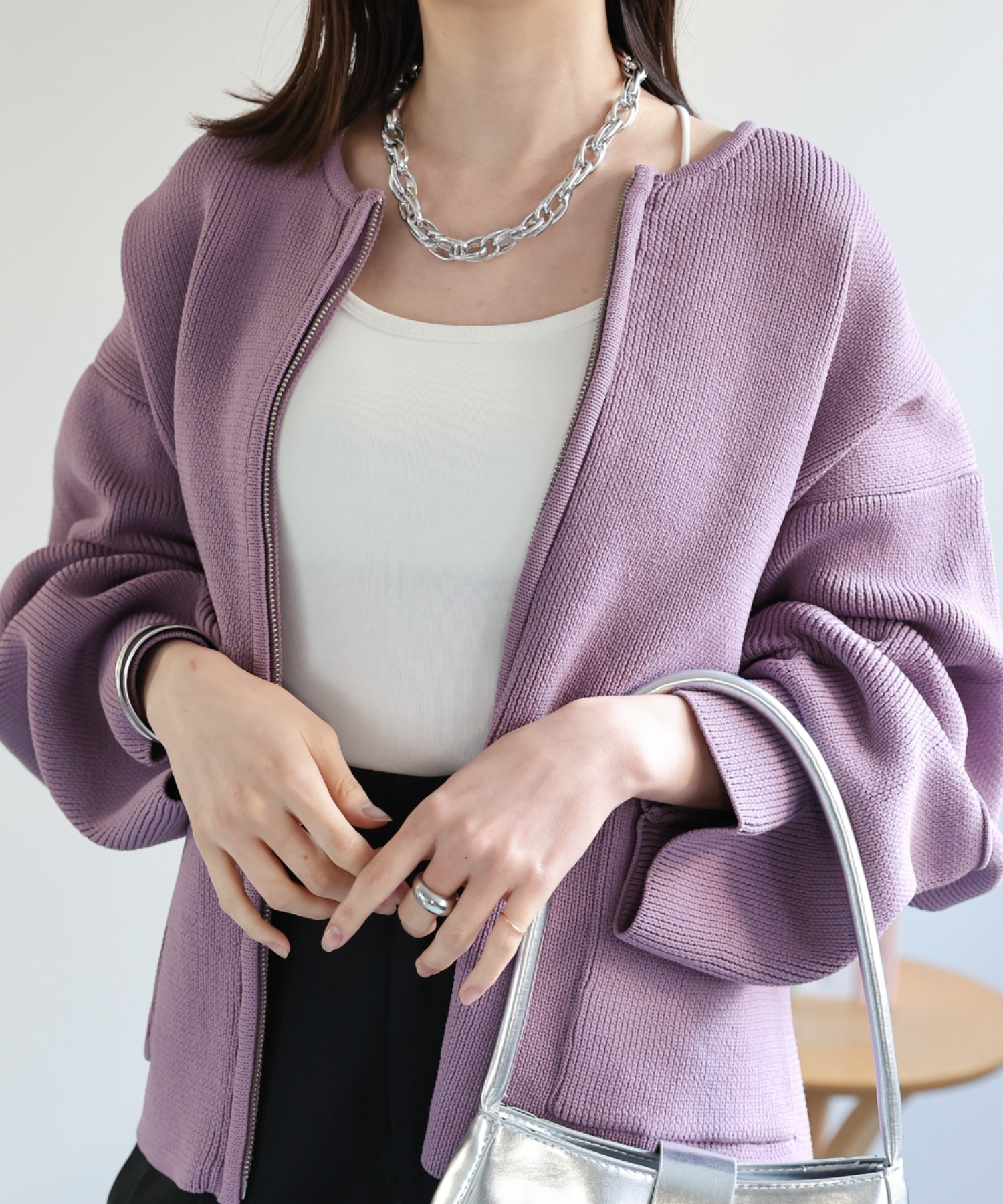 model:162cm 着用サイズ：F