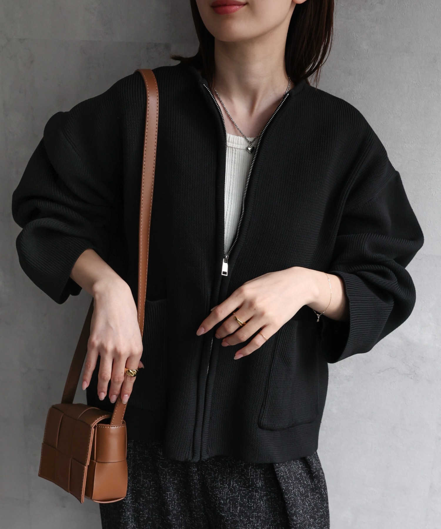 model:162cm 着用サイズ：F
