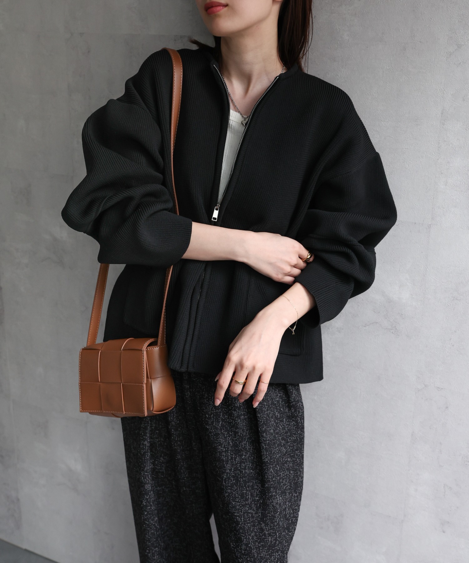 model:162cm 着用サイズ：F