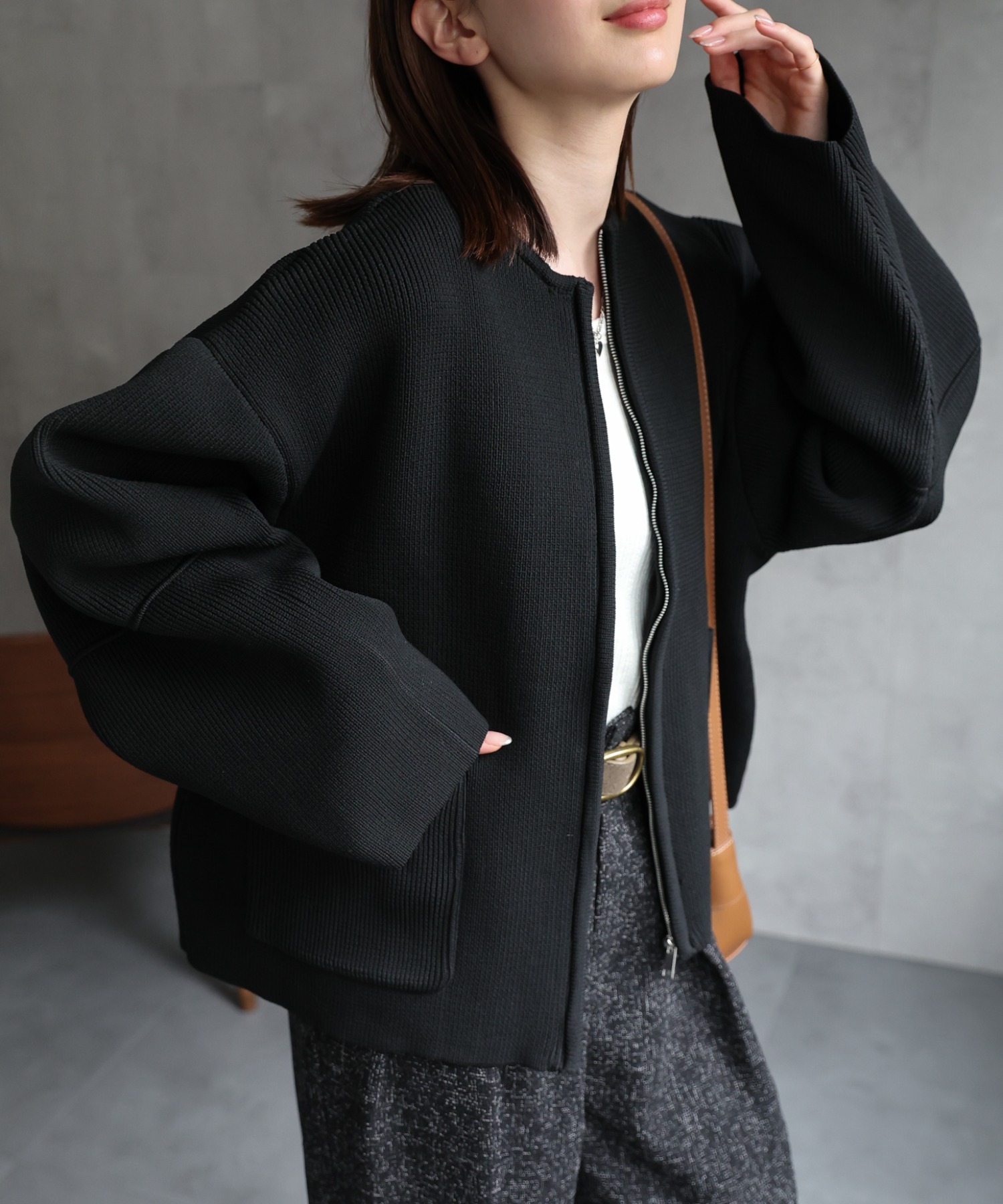 model:162cm 着用サイズ：F