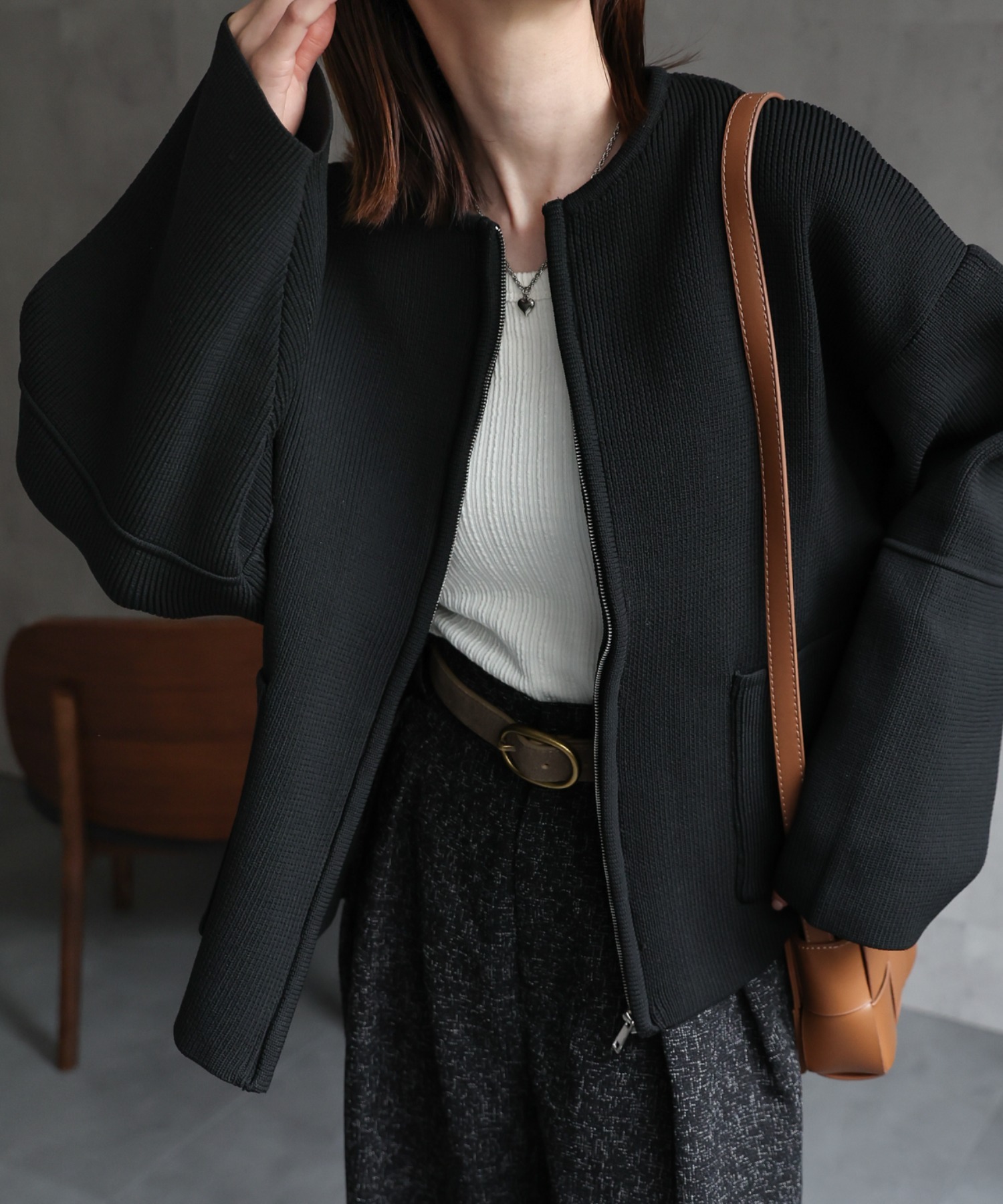 model:162cm 着用サイズ：F