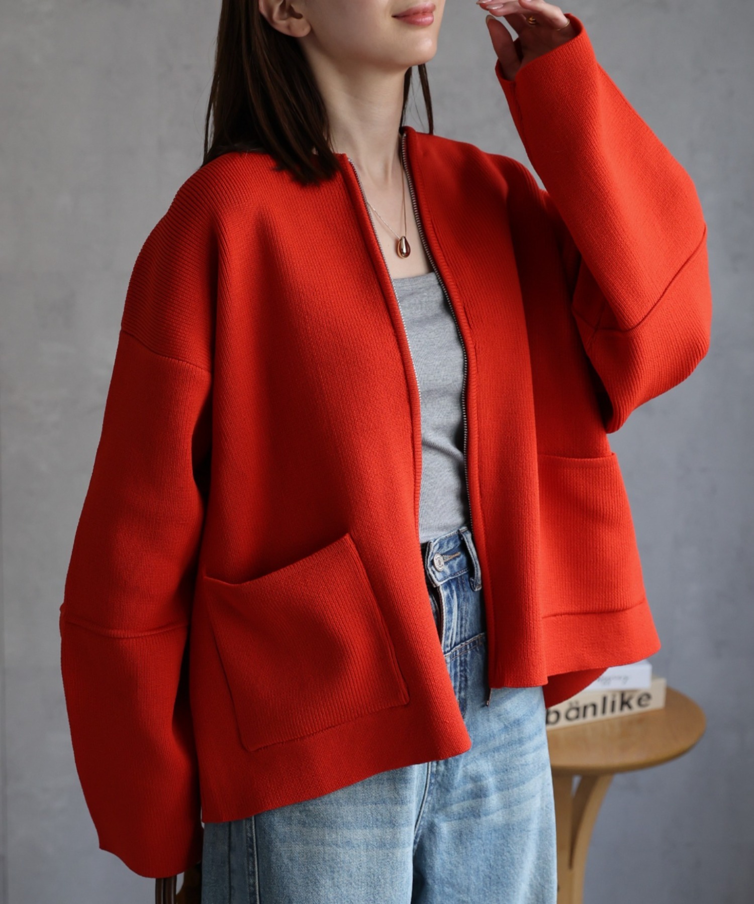 model:162cm 着用サイズ：F