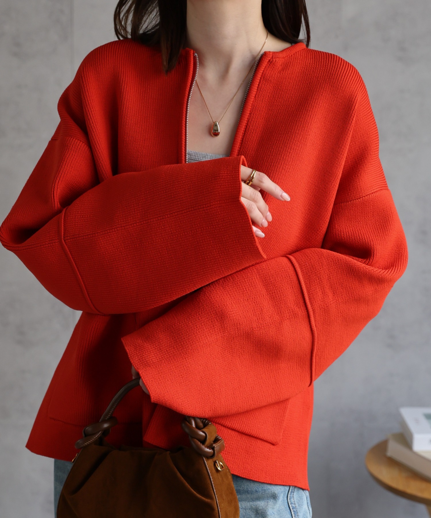model:162cm 着用サイズ：F