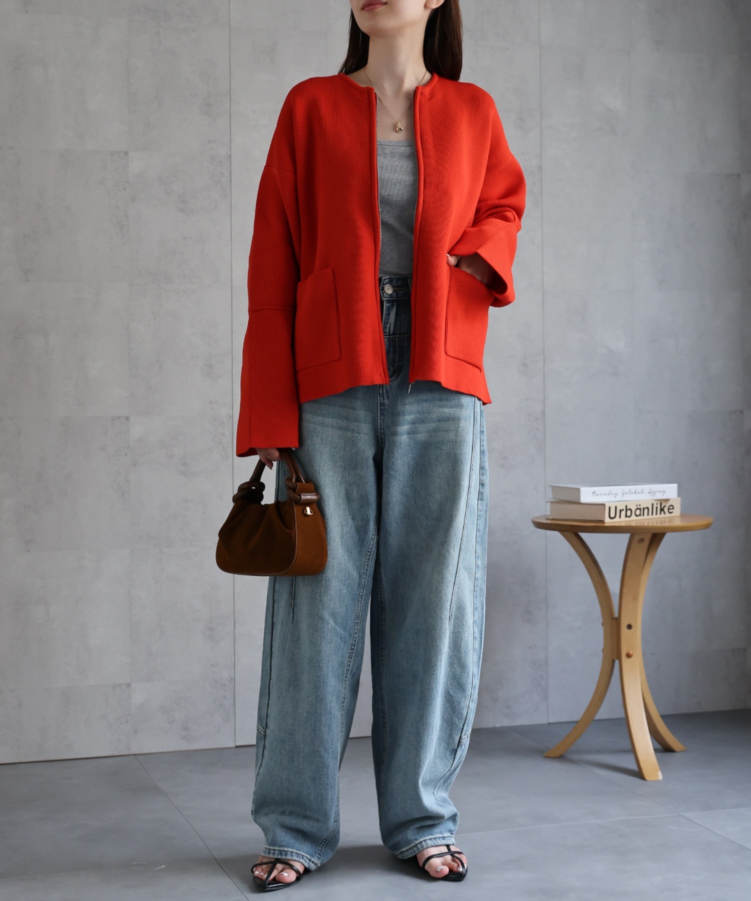 model:162cm 着用サイズ：F