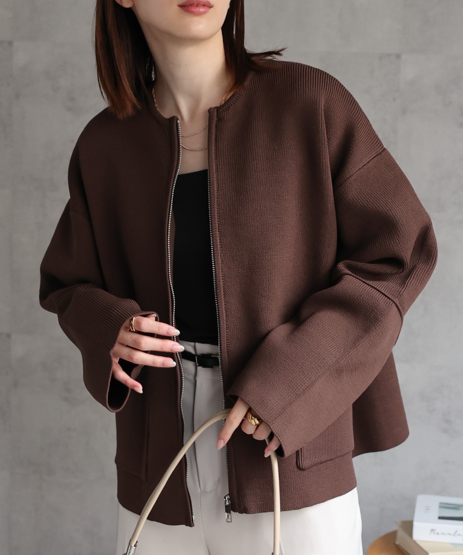 model:162cm 着用サイズ：F